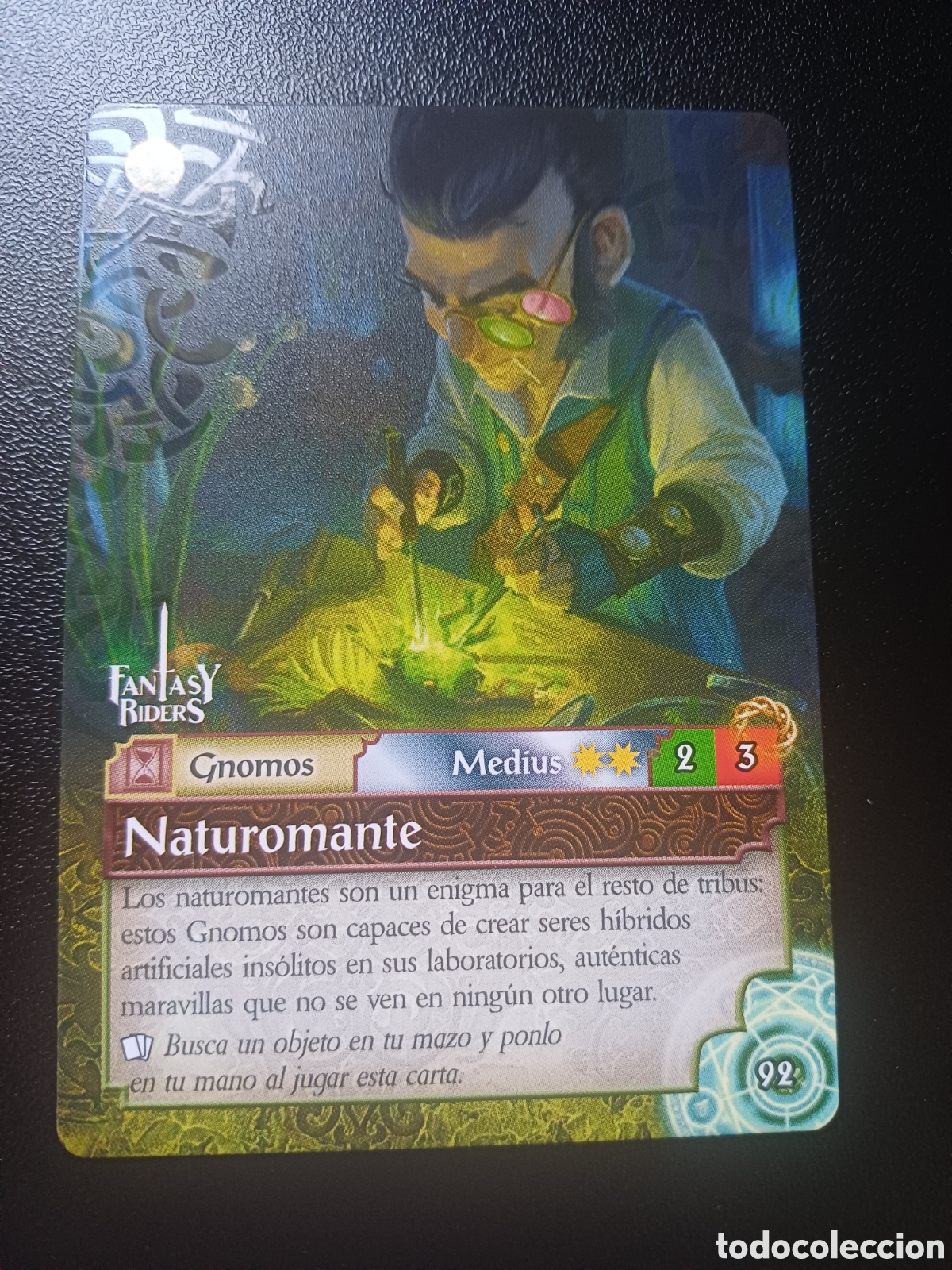 Cartas Colecion&aacute;veis: #092 NATUROMANTE MEDIUS PANINI FANTASY RIDERS LA INVASION DE LOS GIGANTES 2019