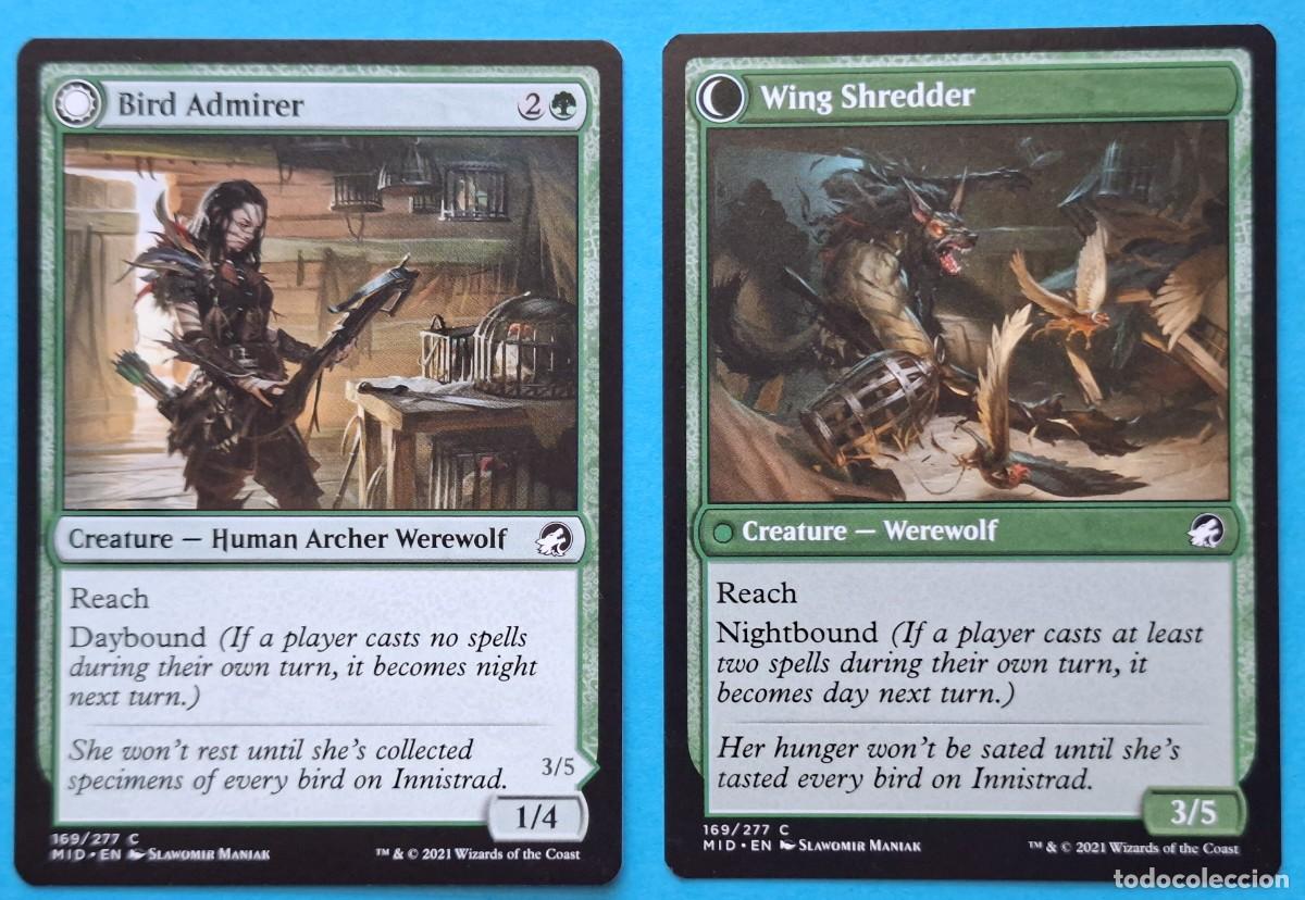 Trading Cards: DFC #169 Bird Admirer / Wing Shredder MID&nbsp;Innistrad: Midnight Hunt 2021 MAGIC THE GATHERING Card