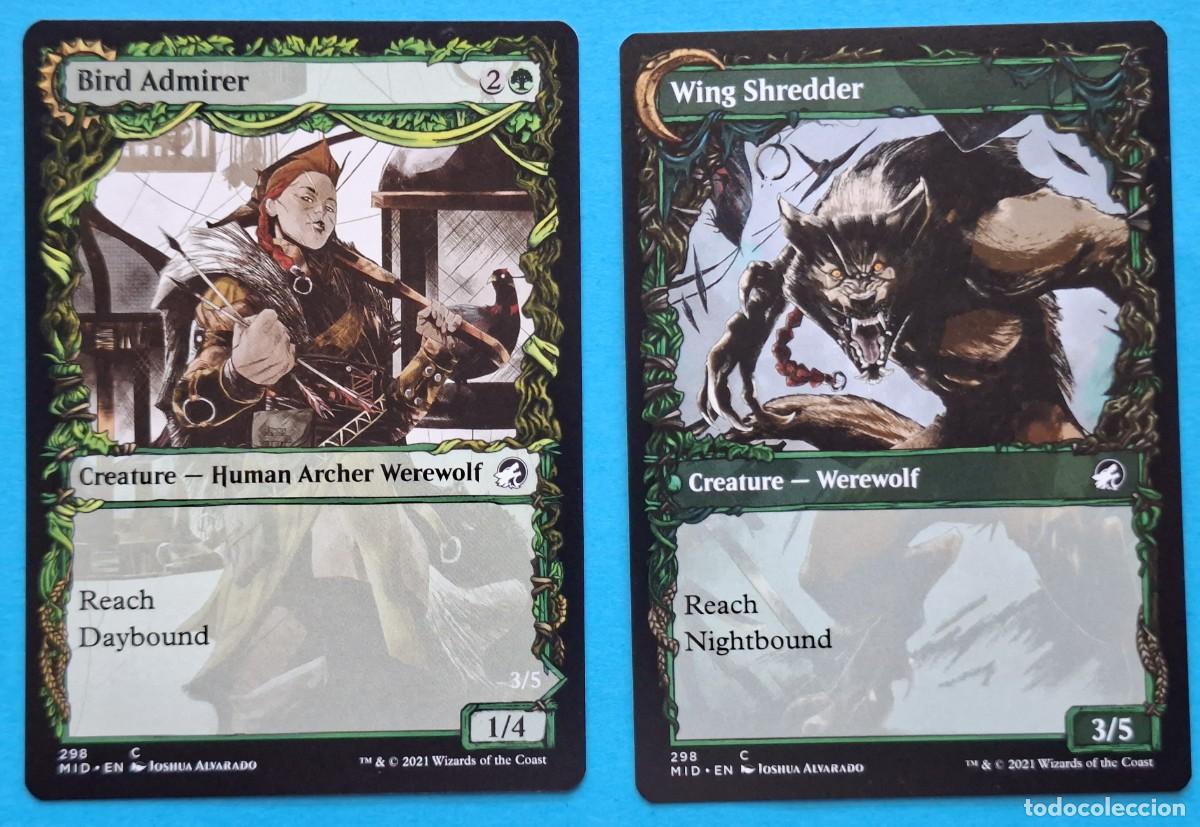 Trading Cards: DFC #298 Bird Admirer / Wing Shredder MID&nbsp;-&nbsp;Innistrad: Midnight Hunt 2021 MAGIC THE GATHERING Card