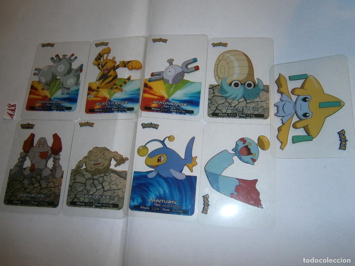Trading Cards: LOTE DE CROMOS POKEMON TRANSLUCIDOS