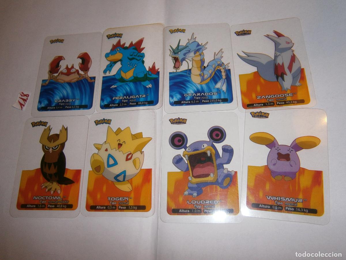 Trading Cards: LOTE DE CROMOS POKEMON TRANSLUCIDOS