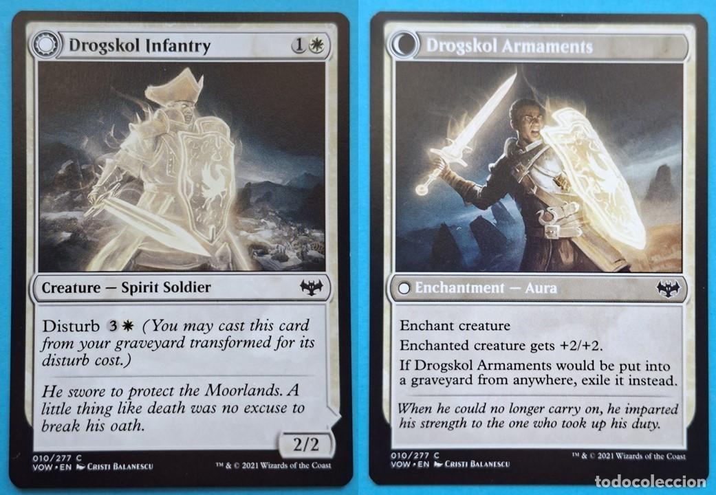 Trading Cards: DFC #10 Drogskol Infantry / Armaments VOW - Innistrad: Crimson Vow 2021 MAGIC THE GATHERING Card