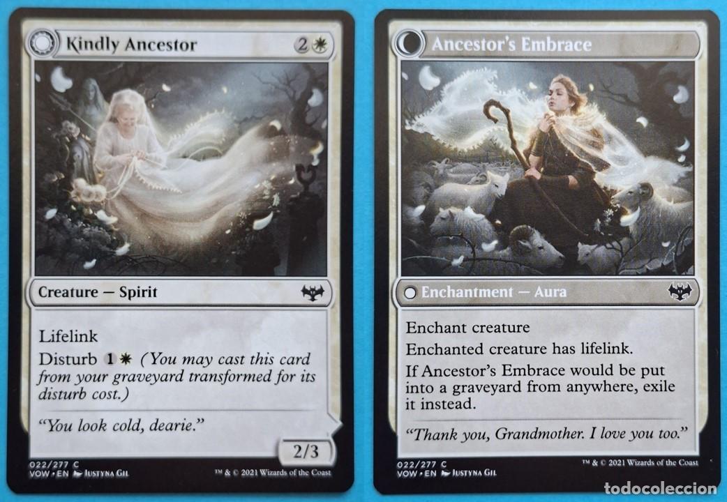 Trading Cards: DFC #22 Kindly Ancestor / Ancestor's Embrace (Creature) VOW 2021 MAGIC THE GATHERING Card