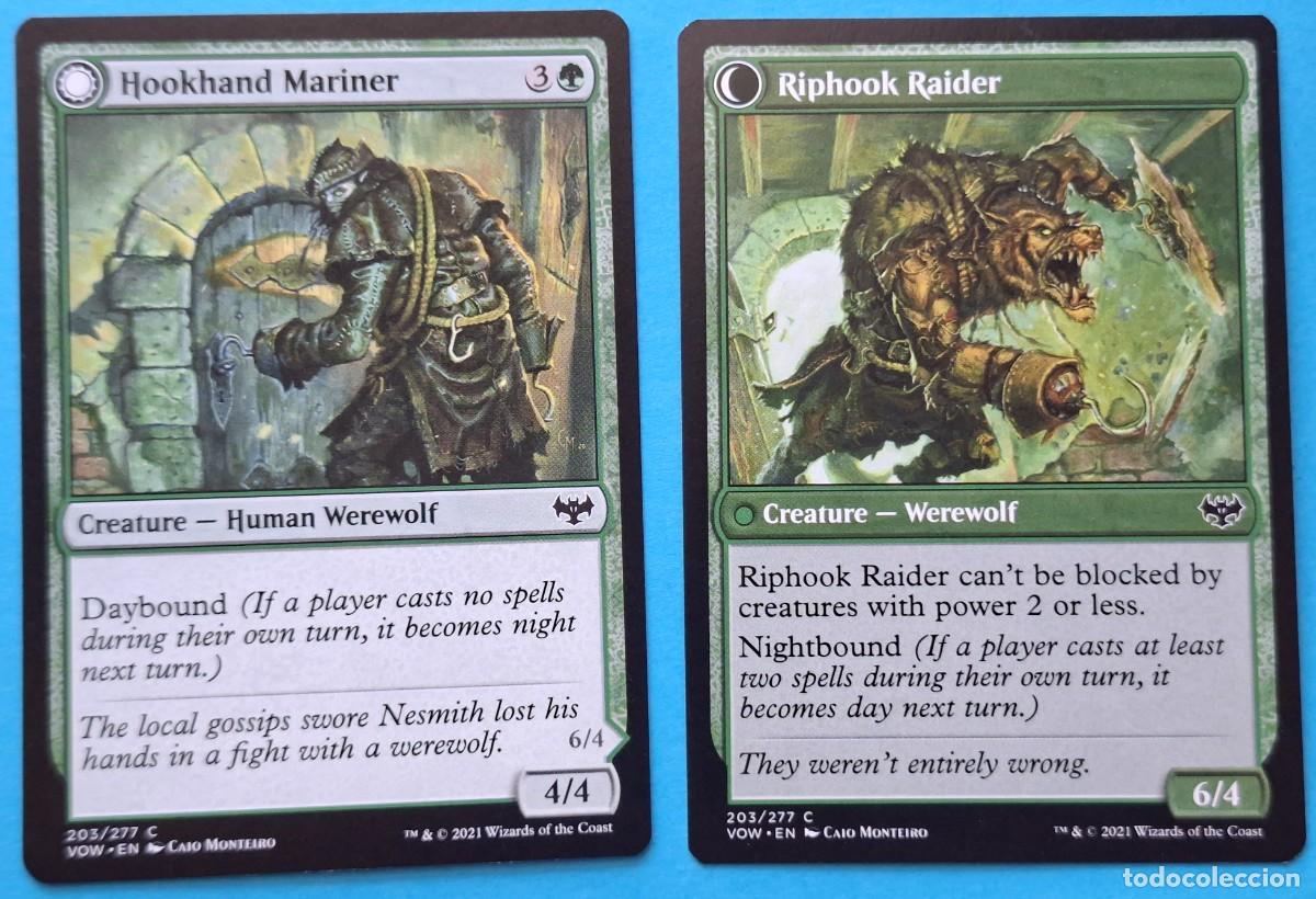 Trading Cards: DFC #203 Hookhand Mariner / Riphook Raider (Creature) - VOW 2021 MAGIC THE GATHERING Card