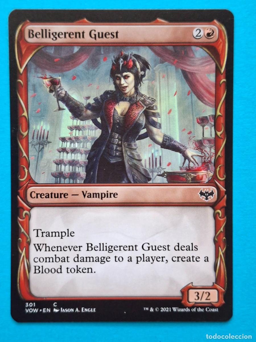 Trading Cards: #301 Belligerent Guest (Creature) VOW - Innistrad: Crimson Vow 2021 MAGIC THE GATHERING Card