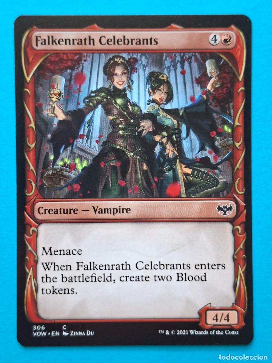 Trading Cards: #306 Falkenrath Celebrants (Creature) VOW - Innistrad: Crimson Vow 2021 MAGIC THE GATHERING Card
