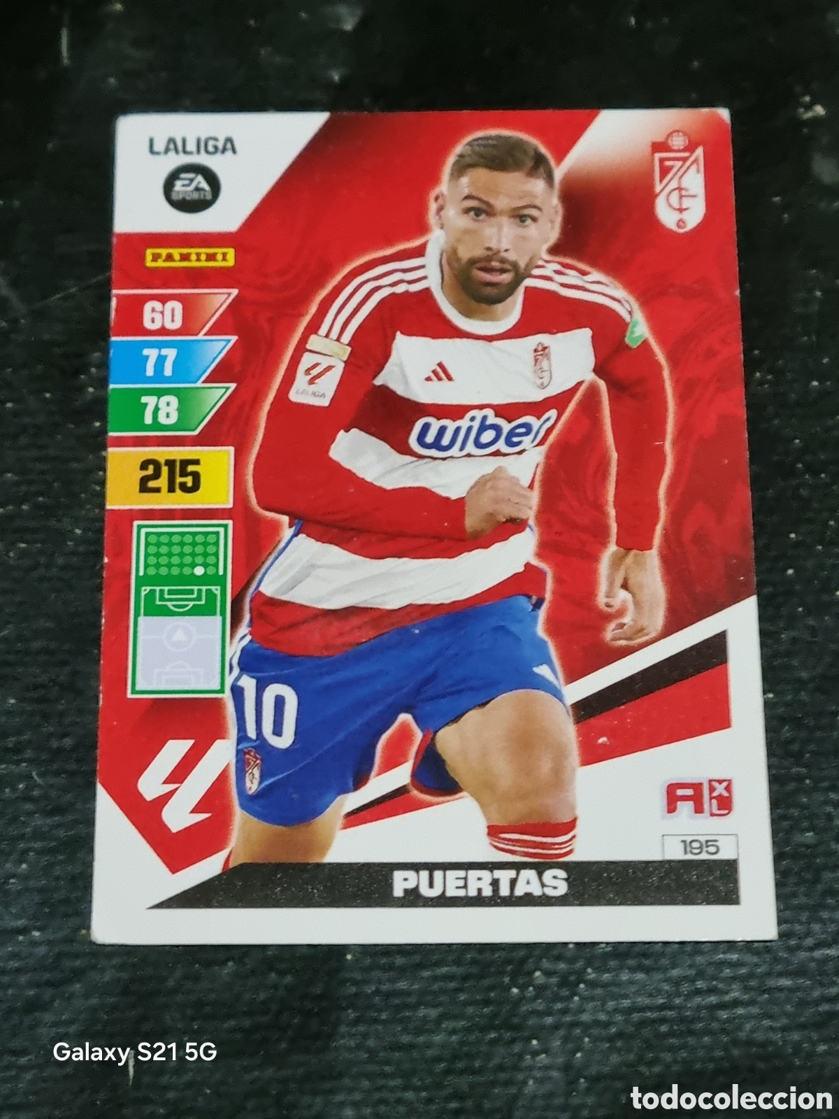 Trading Cards: 195 - PUERTAS, GRANADA ADRENALYN 2023-2024