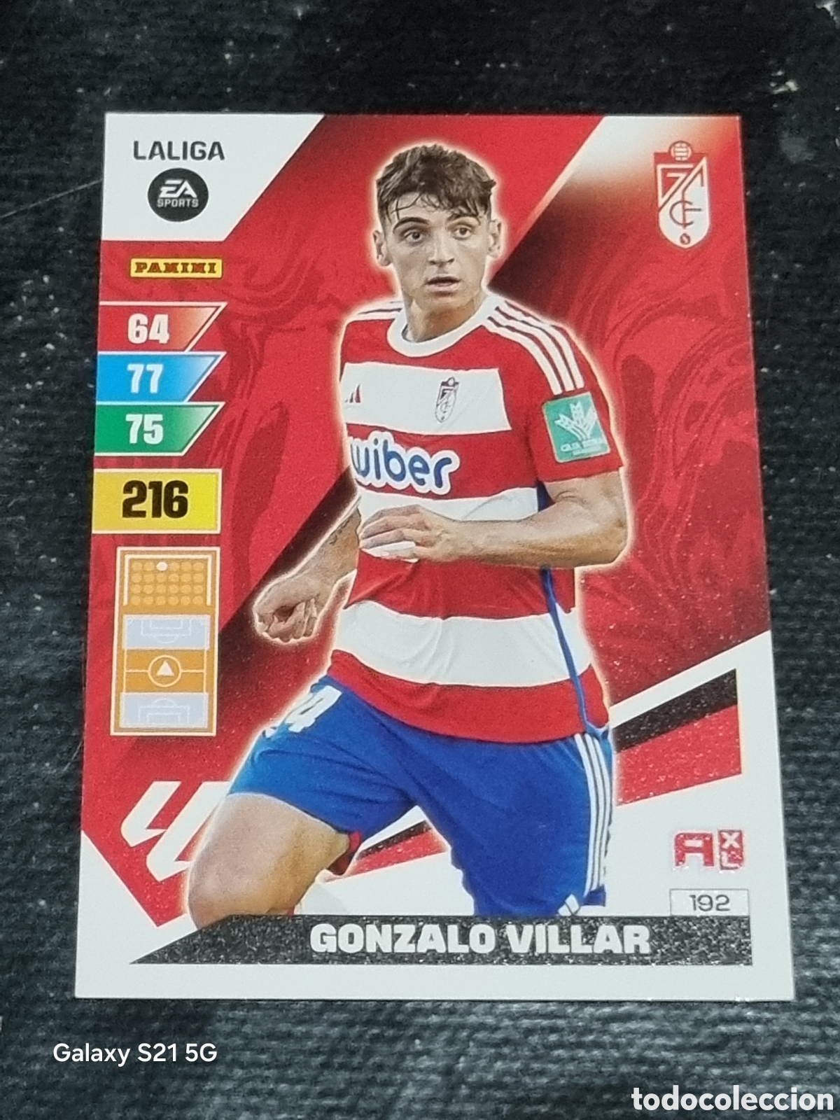 Trading Cards: 192 - GONZALO VILLAR, GRANADA ADRENALYN 2023-2024