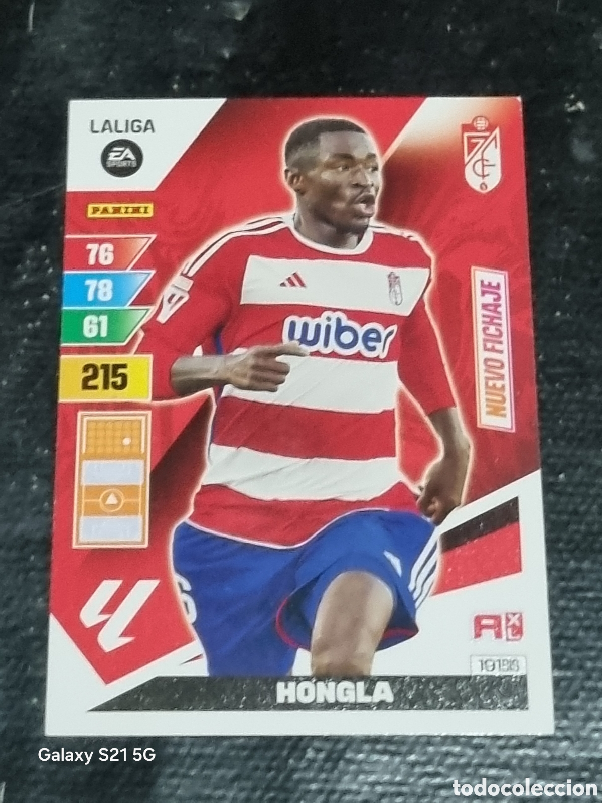 Trading Cards: 191 BIS - HONGLA , GRANADA NUEVO FICHAJE ADRENALYN 2023-2024