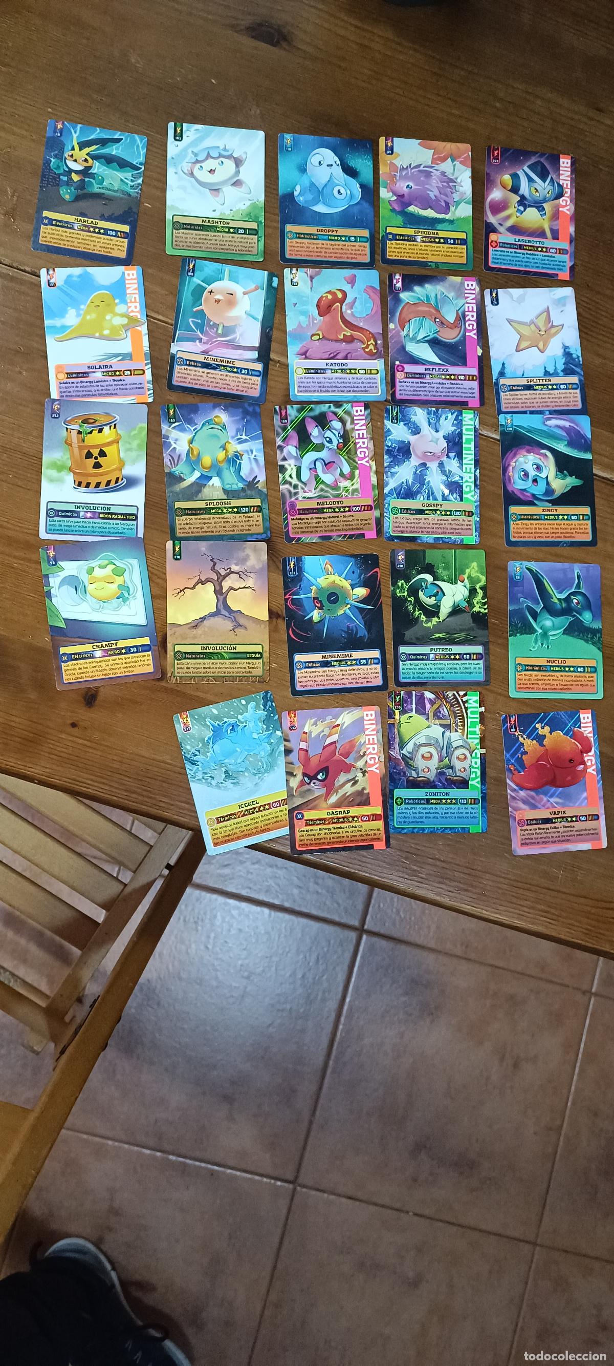 Trading Cards: 24 CROMOS NERGYS 2024 SE VENDEN POR SEPARADO