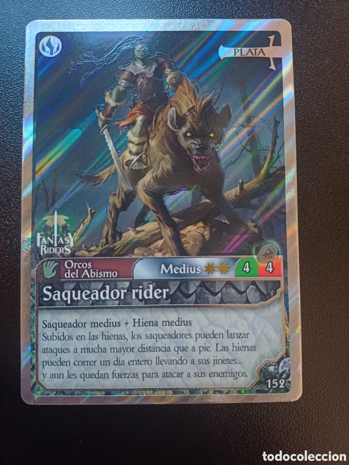 Trading Cards: #152 SAQUEADOR RIDER MEDIUS PLATA PANINI FANTASY RIDERS LA INVASION DE LOS GIGANTES 2019