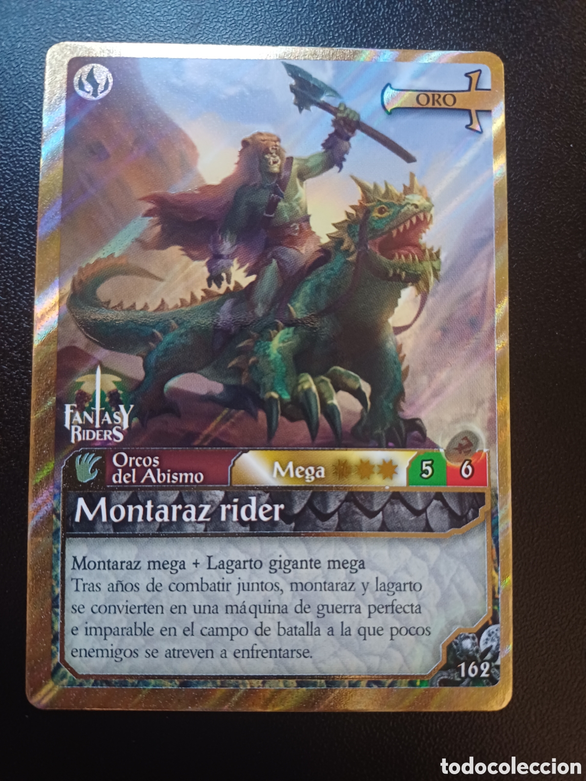 Trading Cards: #162 MONTARAZ RIDER MEGA SORO PANINI FANTASY RIDERS LA INVASION DE LOS GIGANTES 2019