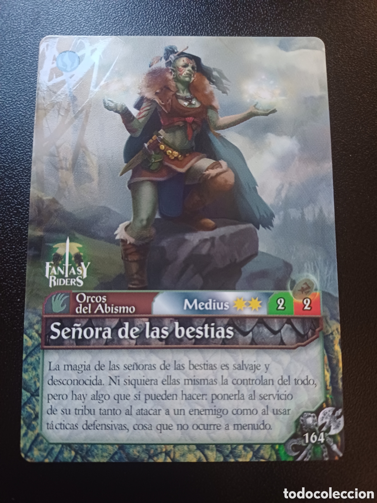 Trading Cards: #164 SE&Ntilde;ORA DE LAS BESTIAS MEDIUS PANINI FANTASY RIDERS LA INVASION DE LOS GIGANTES 2019
