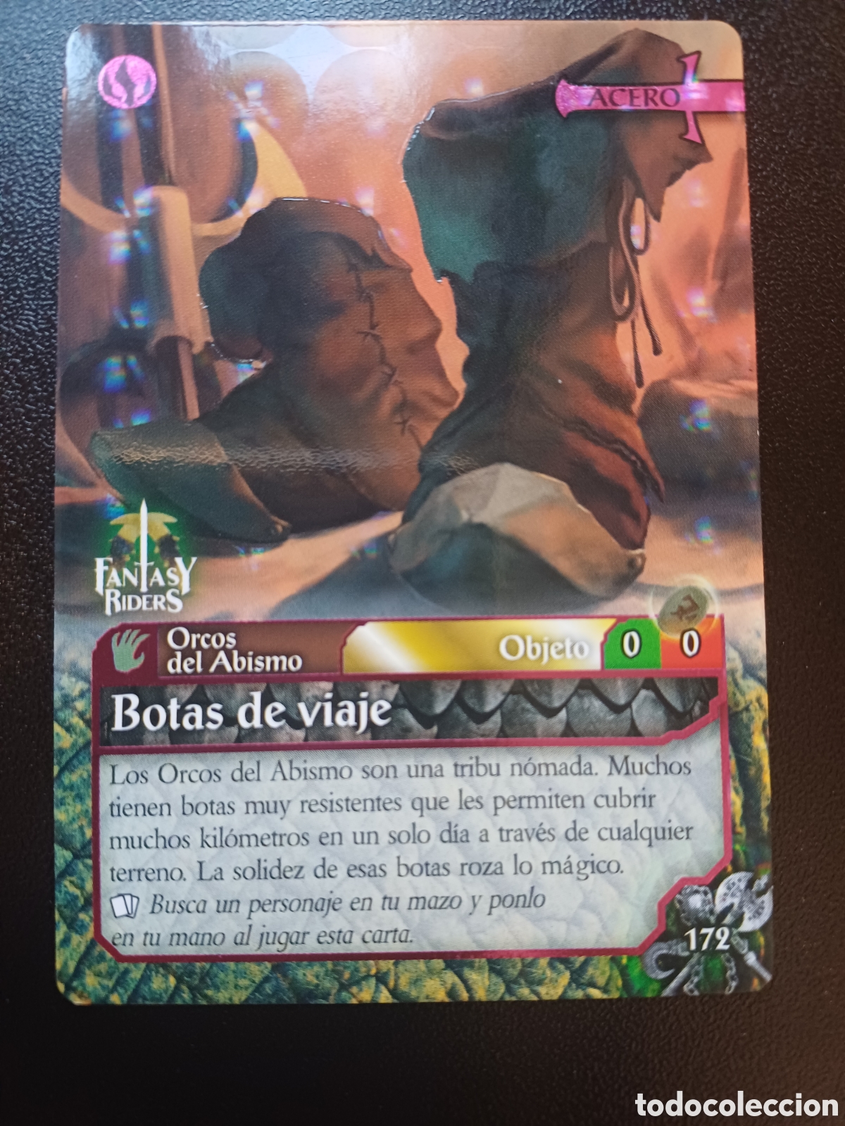 Trading Cards: #172 BOTAS DE VIAJE ACERO PANINI FANTASY RIDERS LA INVASION DE LOS GIGANTES 2019