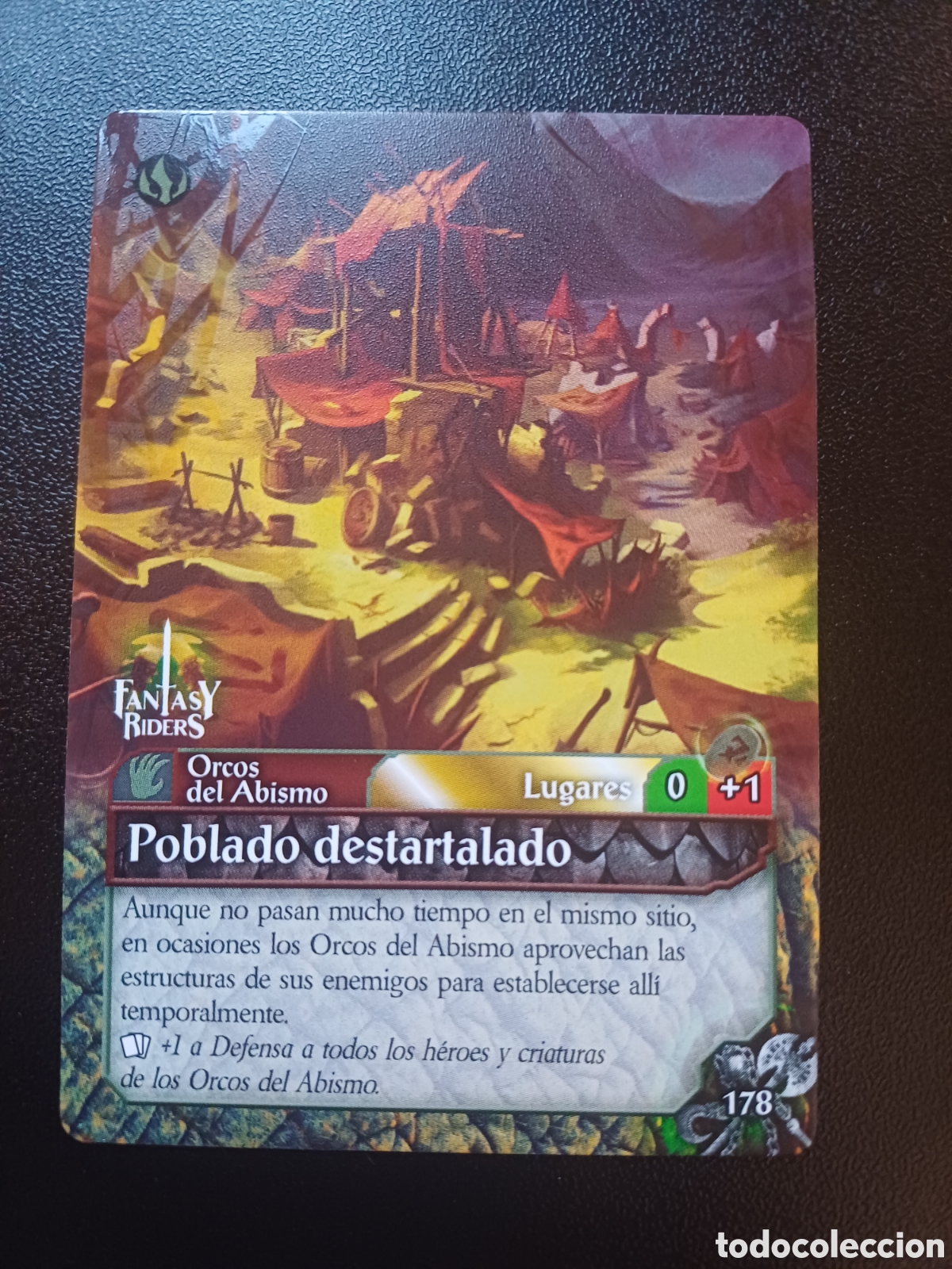Trading Cards: #178 POBLADO DESTARTALADO PANINI FANTASY RIDERS LA INVASION DE LOS GIGANTES 2019