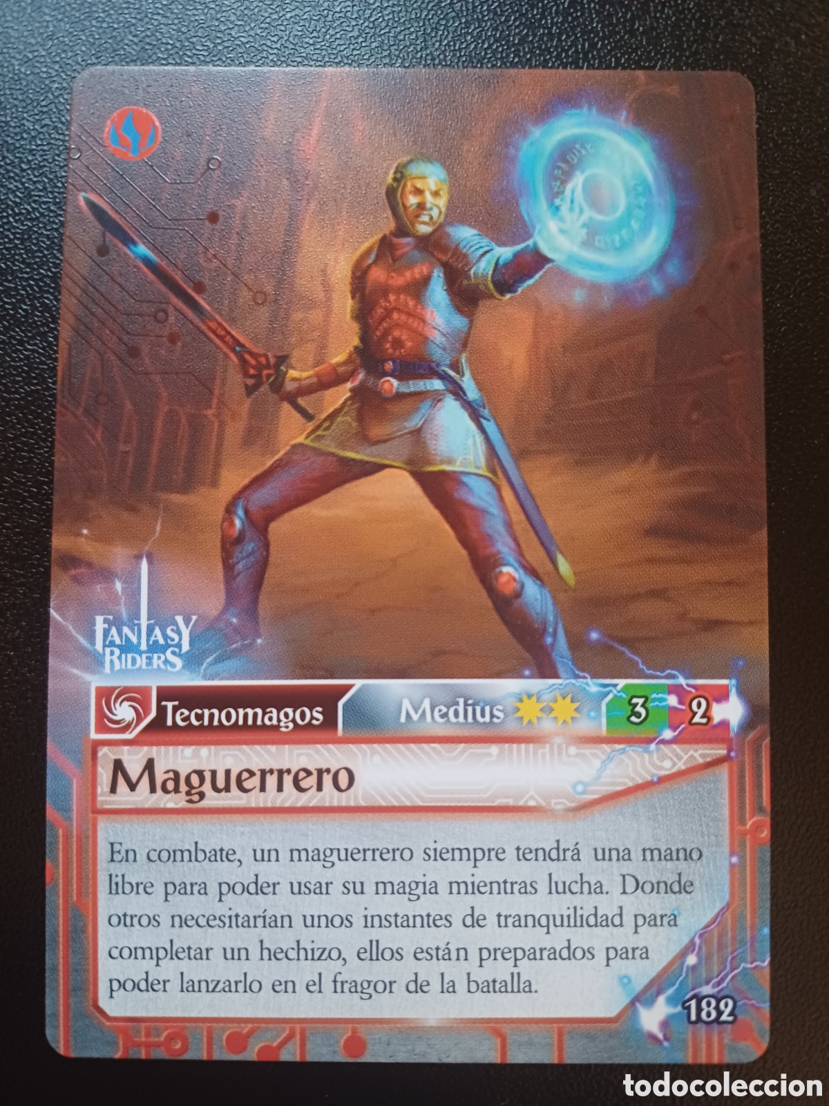 Trading Cards: #182 MAGUERRERO MEDIUS PANINI FANTASY RIDERS LA INVASION DE LOS GIGANTES 2019
