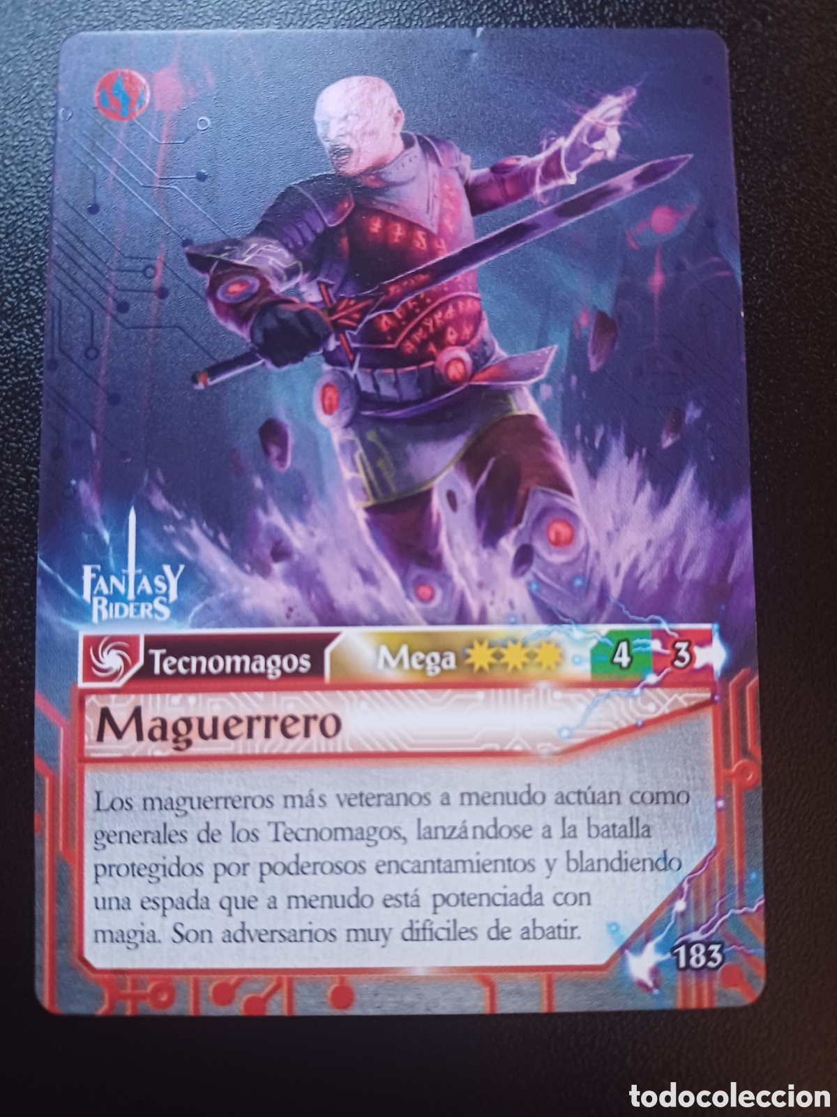Trading Cards: #183 MAGUERRERO MEGA PANINI FANTASY RIDERS LA INVASION DE LOS GIGANTES 2019