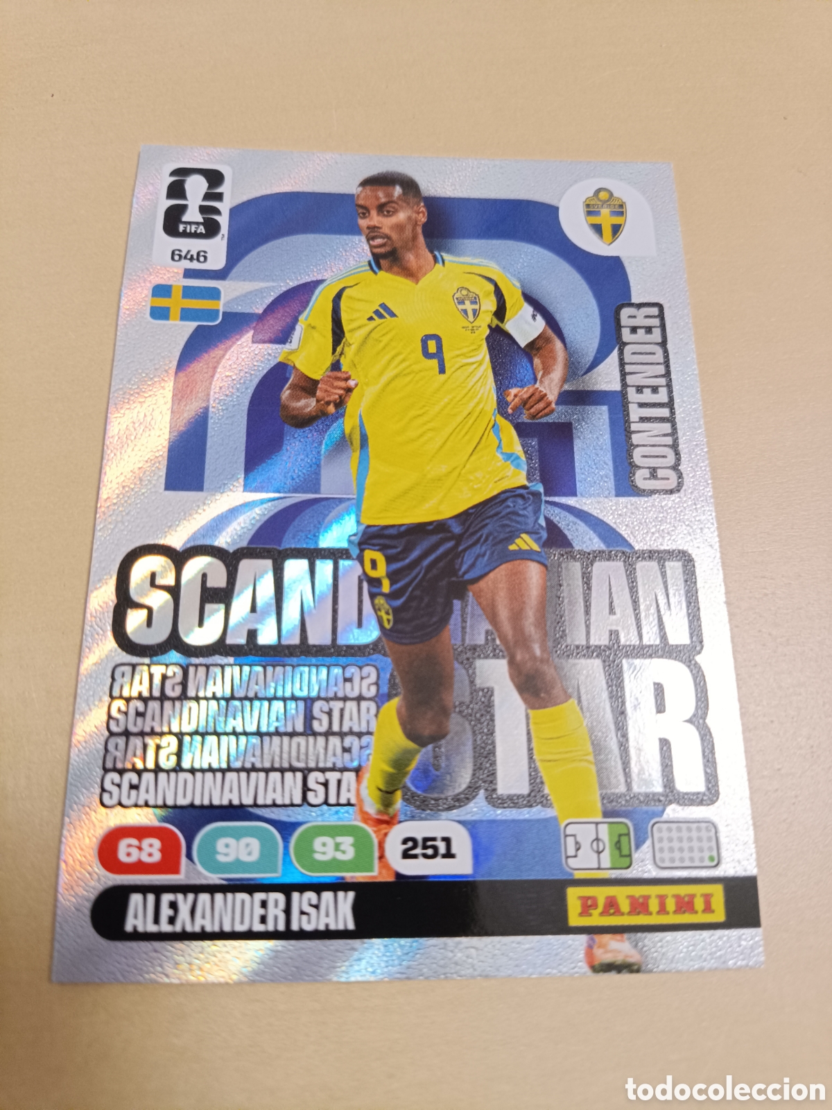 Trading Cards: SCANDINAVIAN STAR NORDIC EDITION ADRENALYN FIFA WORLD CUP 2026 646 ALEXANDER ISAK