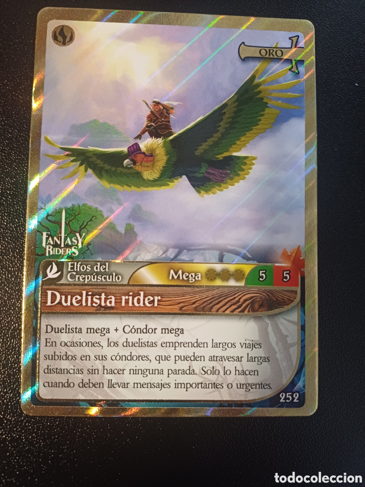 Trading Cards: #252 DUELISTA RIDER MEGA ORO PANINI FANTASY RIDERS LA INVASION DE LOS GIGANTES 2019