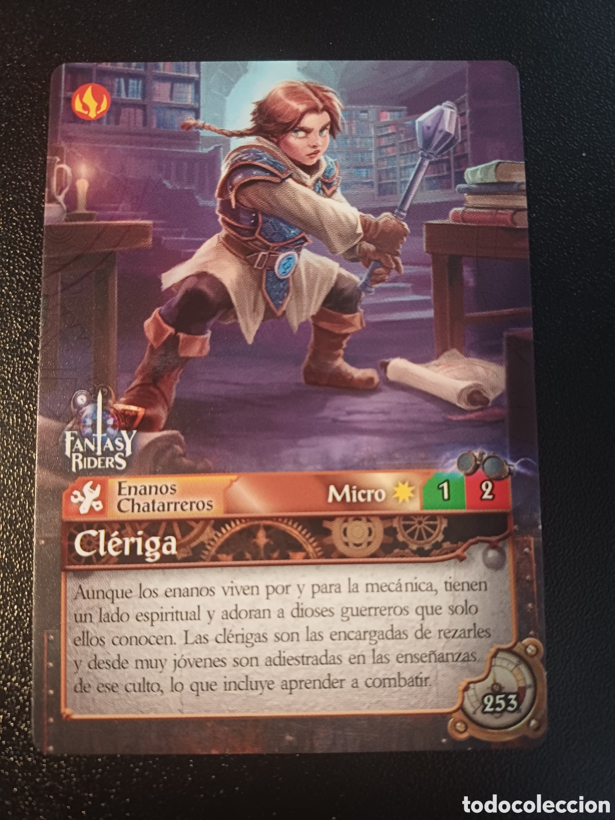 Trading Cards: #253 CLERIGA MICRO PANINI FANTASY RIDERS LA INVASION DE LOS GIGANTES 2019