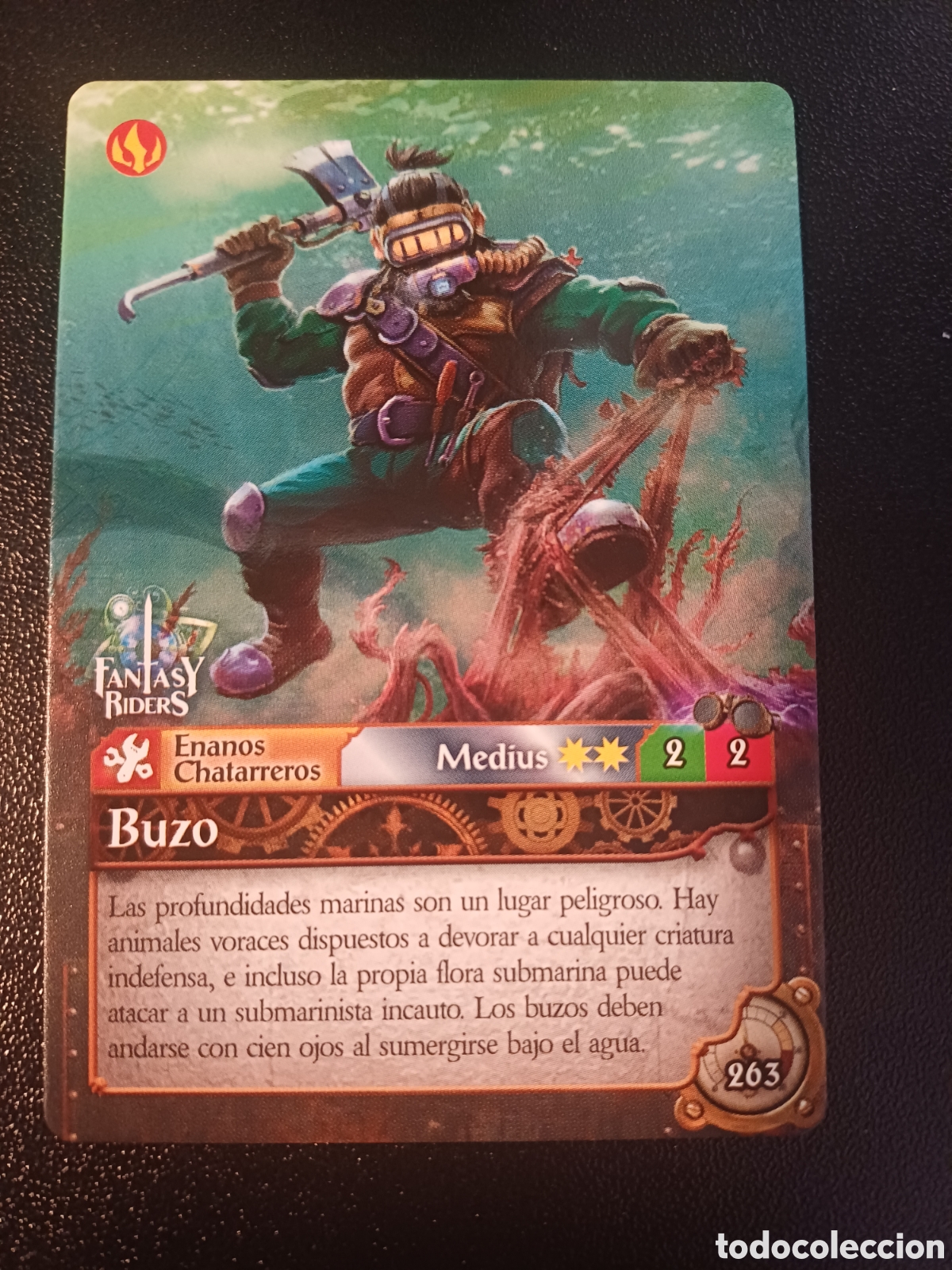 Trading Cards: #263 BUZO MEDIUS PANINI FANTASY RIDERS LA INVASION DE LOS GIGANTES 2019