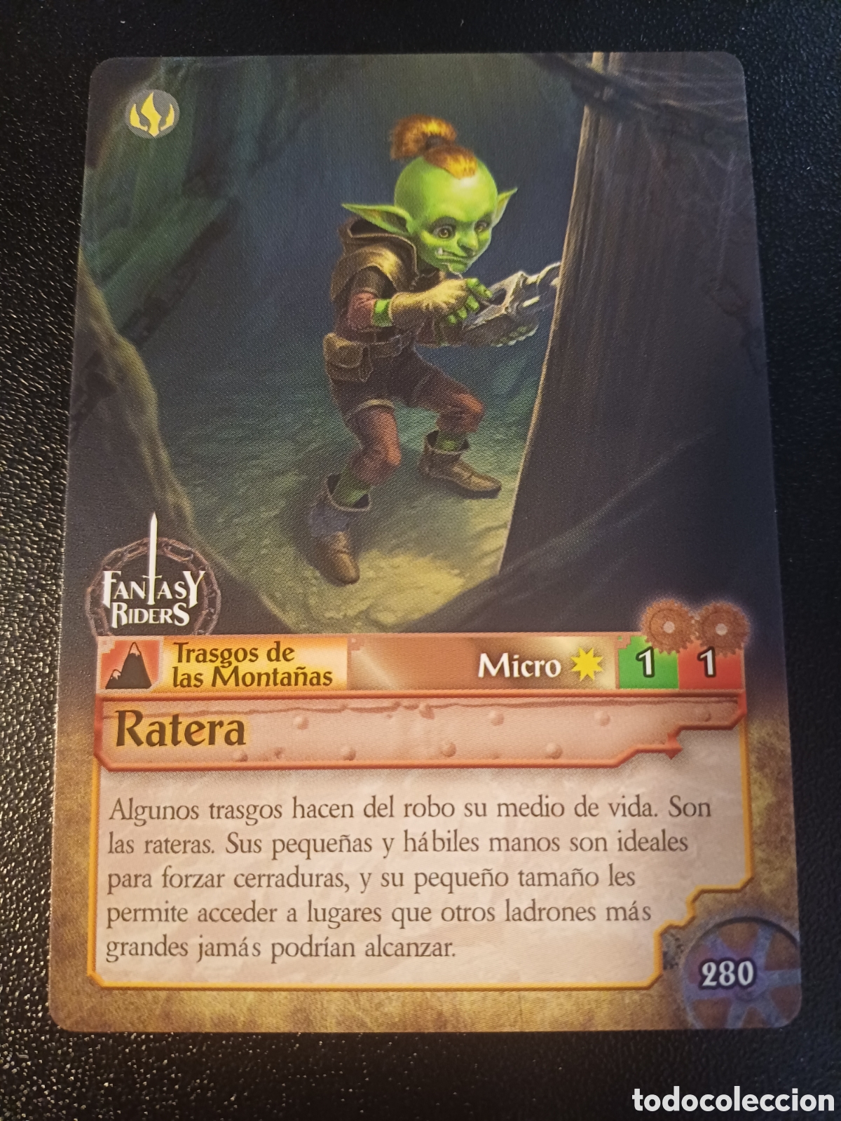 Trading Cards: #280 RATERA MICRO PANINI FANTASY RIDERS LA INVASION DE LOS GIGANTES 2019