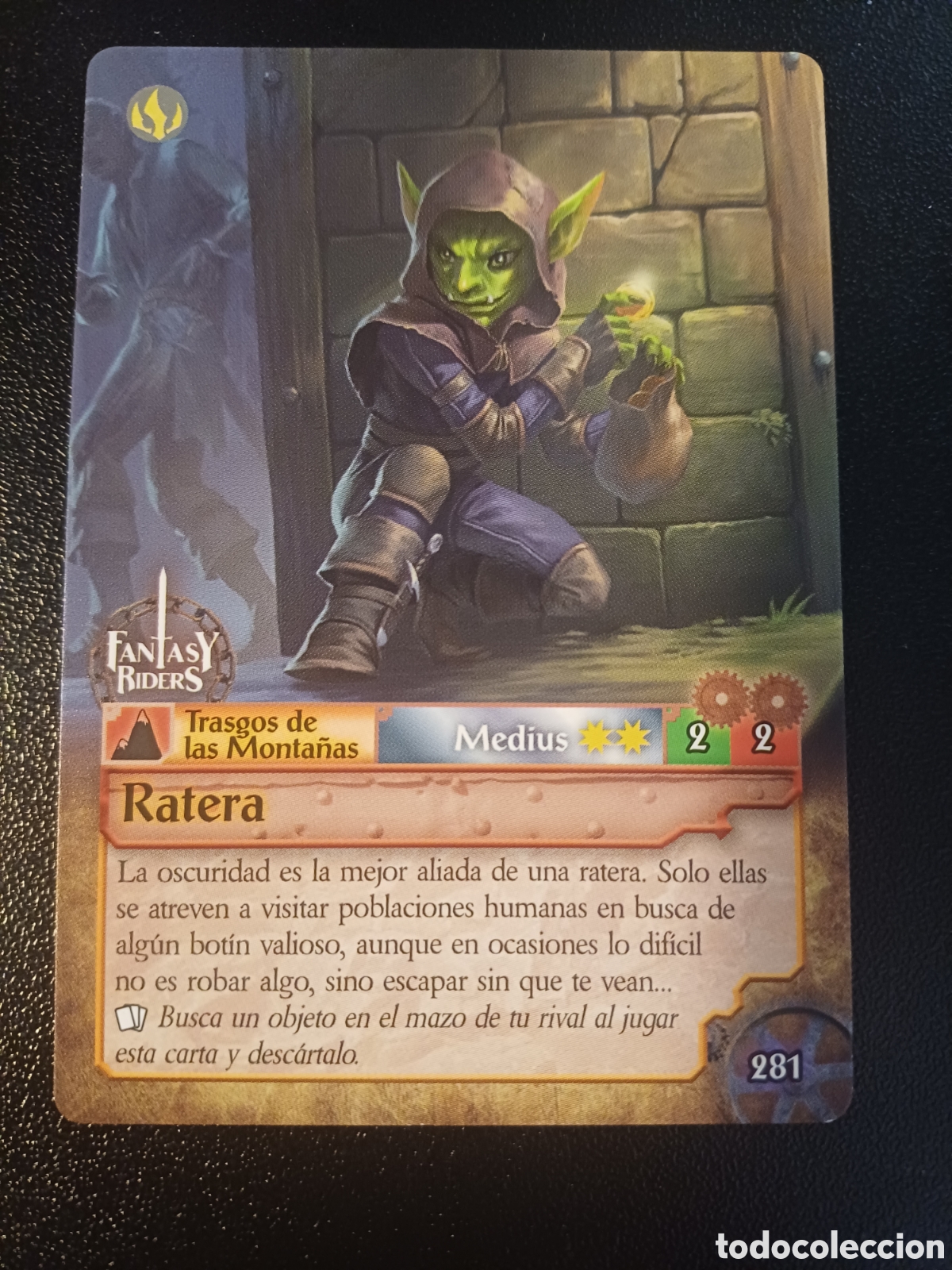 Trading Cards: #281 RATERA MEDIUS PANINI FANTASY RIDERS LA INVASION DE LOS GIGANTES 2019