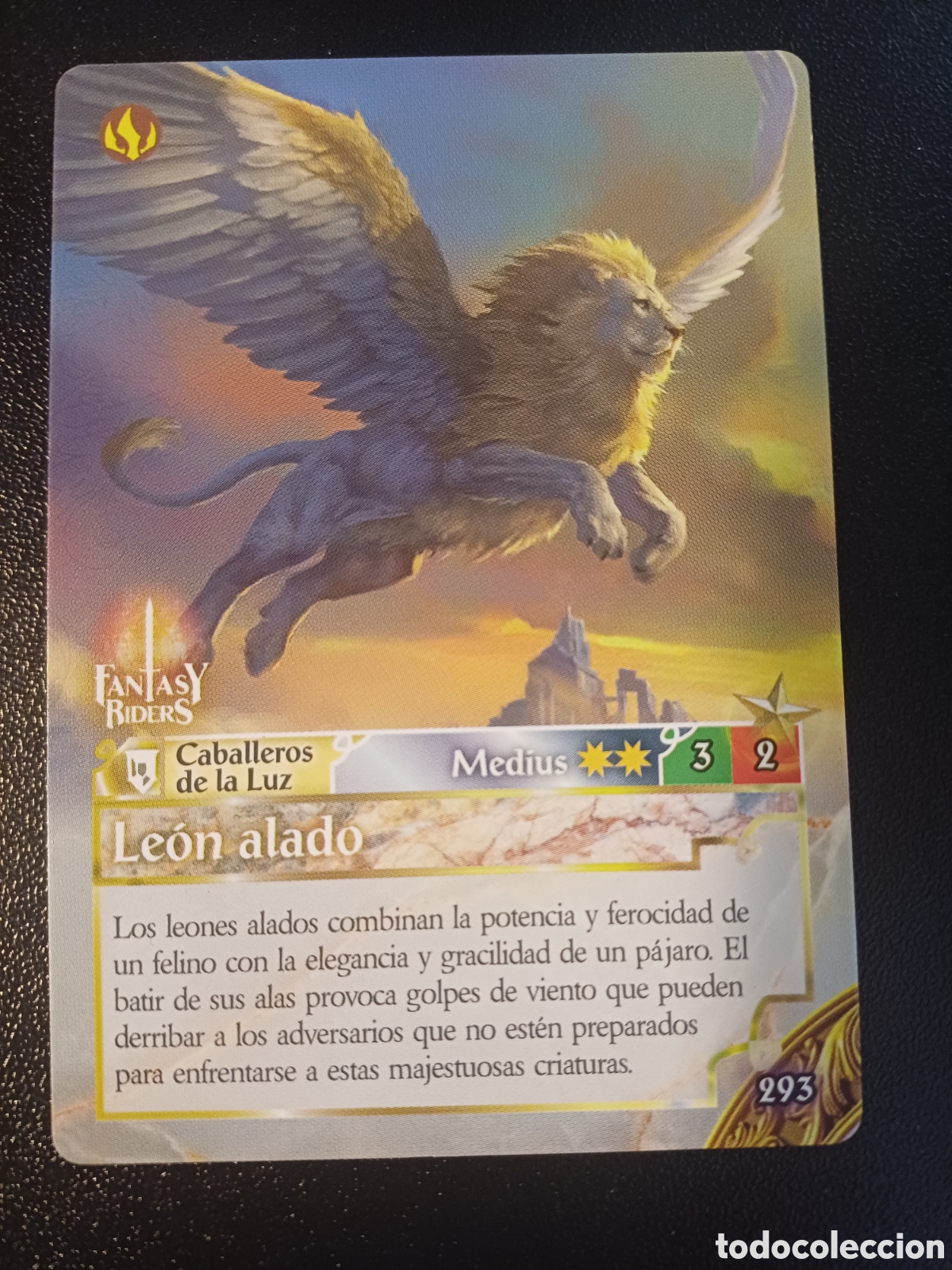 Trading Cards: #293 LEON ALADO MEDIUS PANINI FANTASY RIDERS LA INVASION DE LOS GIGANTES 2019