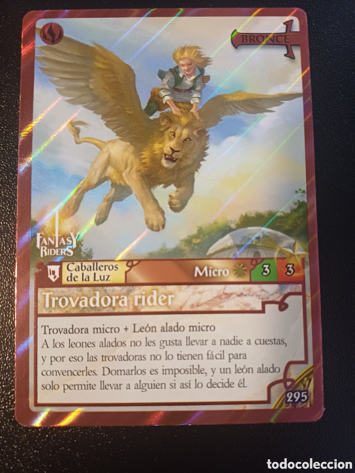 Trading Cards: #295 TROVADORA RIDER MICRO BRONCE PANINI FANTASY RIDERS LA INVASION DE LOS GIGANTES 2019