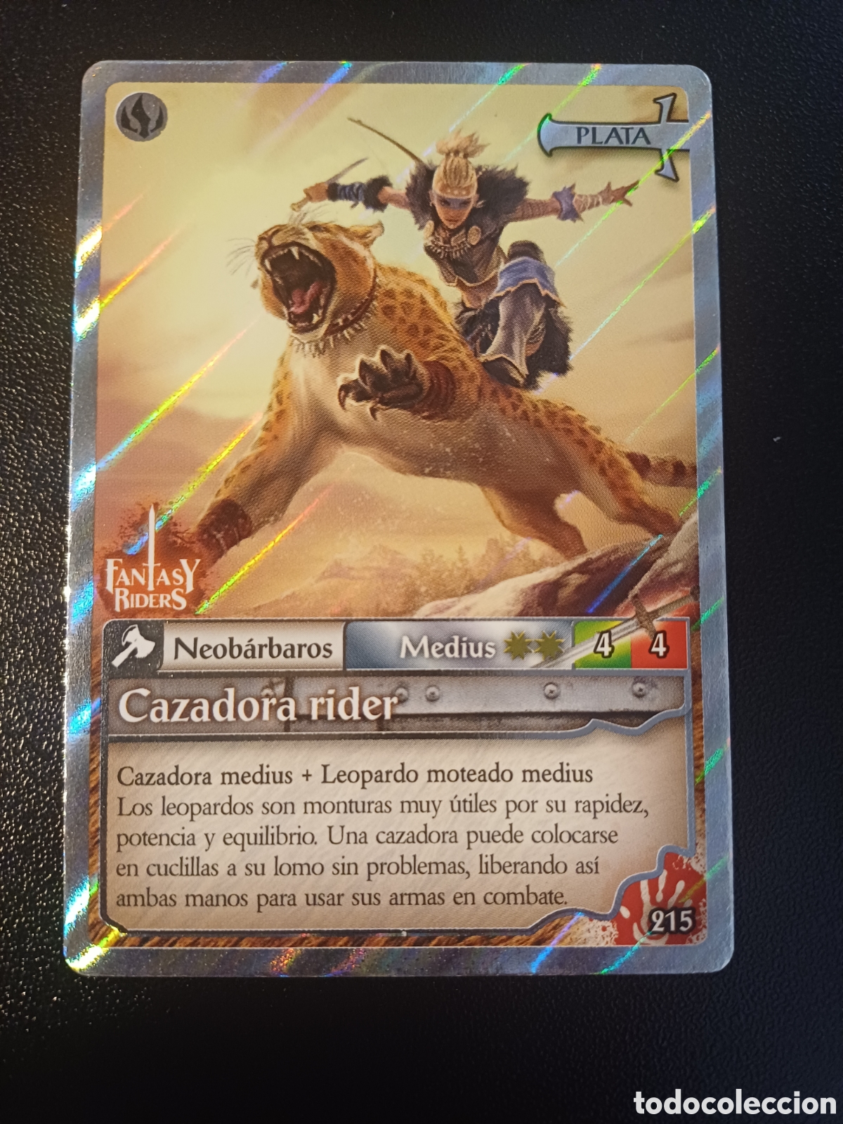 Trading Cards: #215 CAZADORA RIDER MEDIUS PLATA PANINI FANTASY RIDERS LA INVASION DE LOS GIGANTES 2019