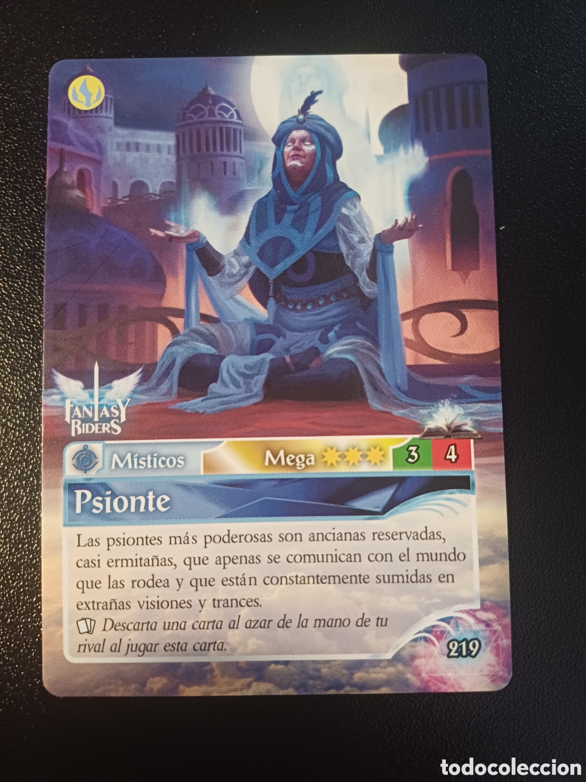 Trading Cards: #219 PSIONTE MEGA PANINI FANTASY RIDERS LA INVASION DE LOS GIGANTES 2019
