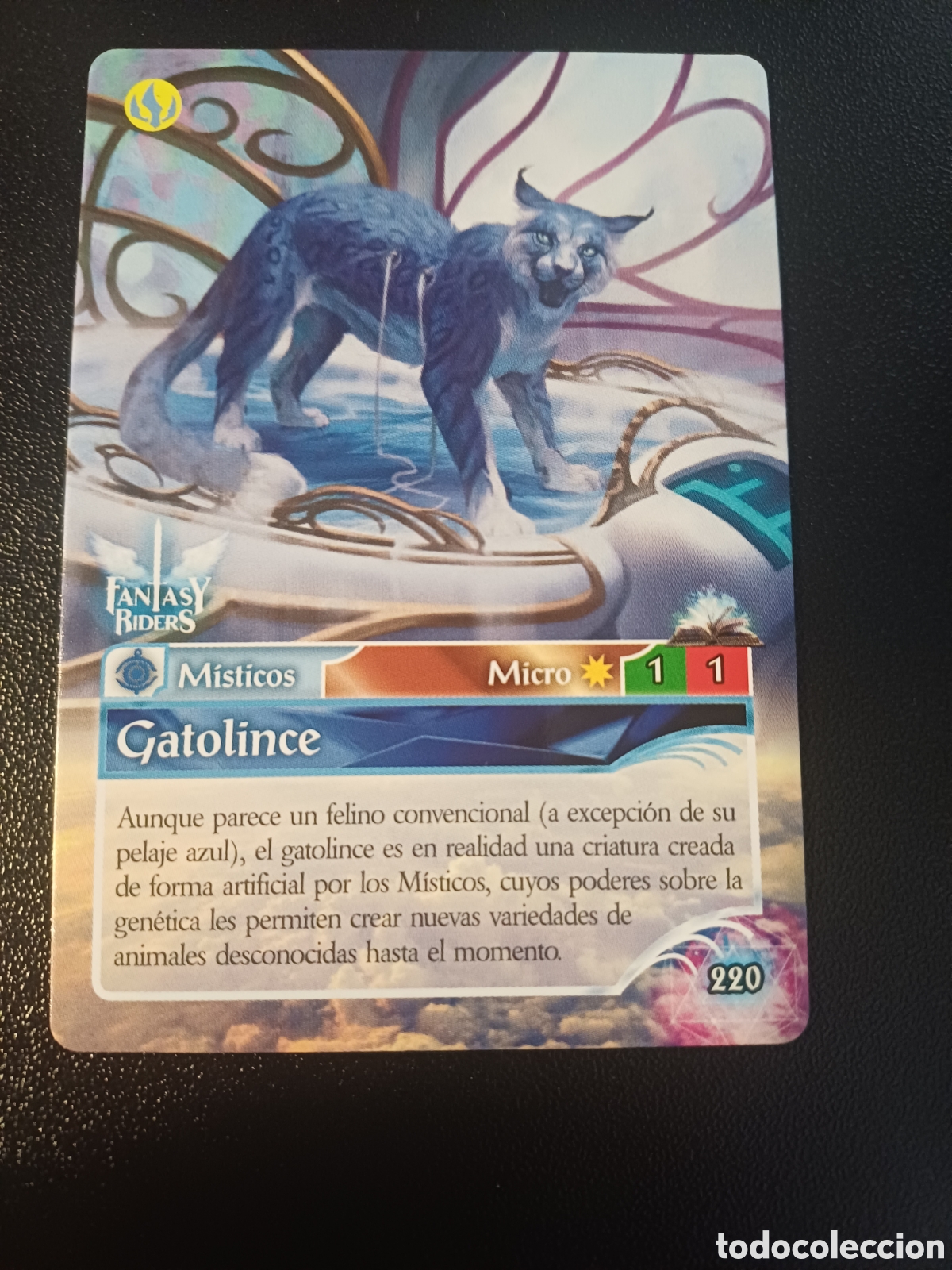 Trading Cards: #220 GATOLINCE MICRO PANINI FANTASY RIDERS LA INVASION DE LOS GIGANTES 2019