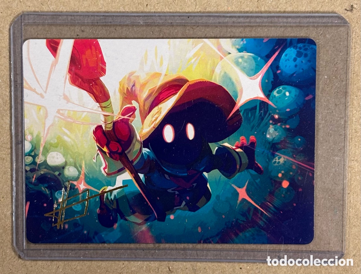 Sammelkarten: VIVI ORNITIER. MAGIC THE GATHERINE FINAL FANTASY ART SERIES CARD GOLD SIGNATURE 17/53 (2025). TONI