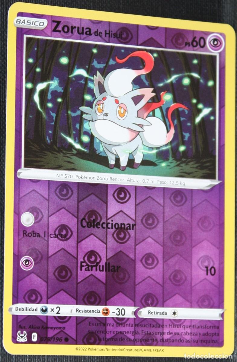 Trading Cards: Carta Pok&eacute;mon Zorua de Ozui Holo