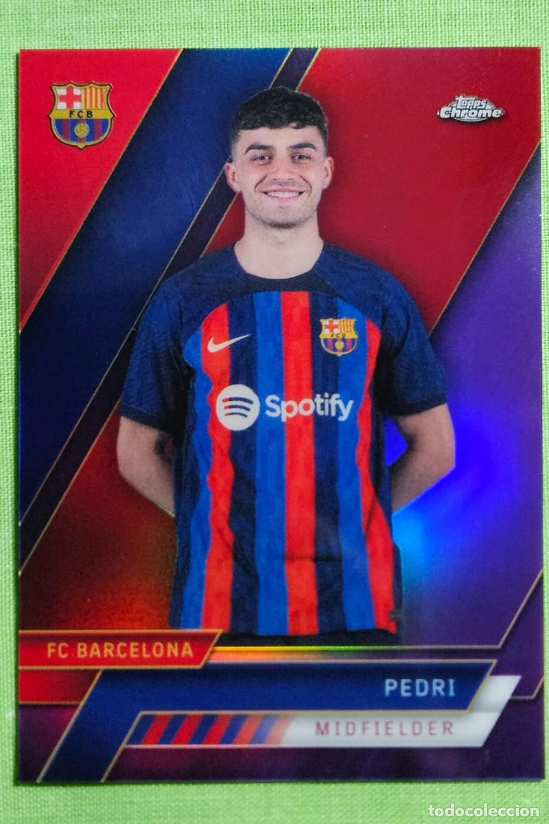Trading Cards: Pedri Topps Chrome FC Barcelona 2023 Numerada /15