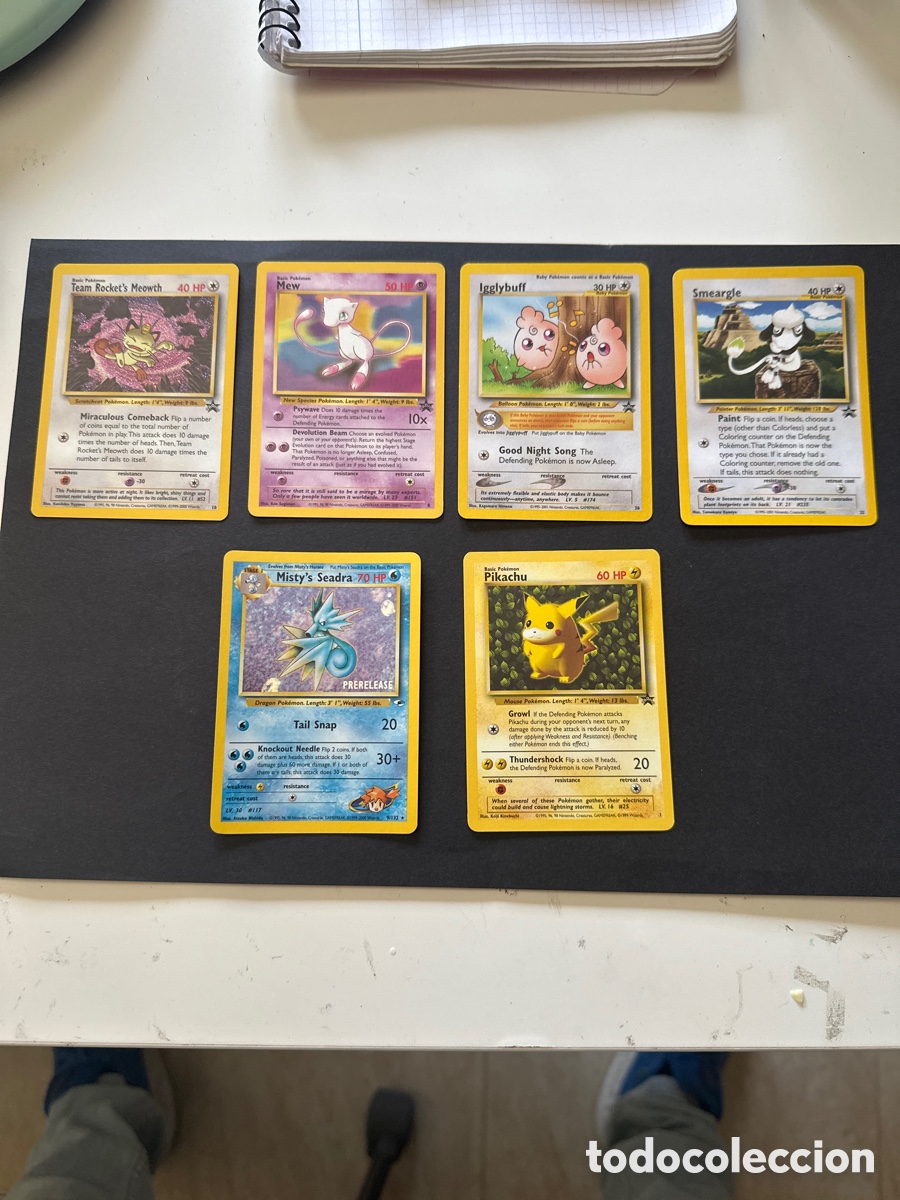 Trading Cards: Lote 6 cartas pokemon promo nuevas originales