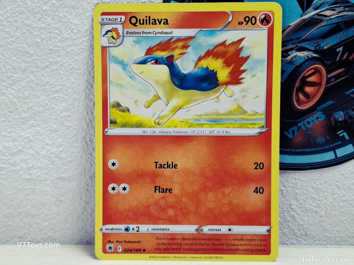 Trading Cards: Carta Quilava 024 Pokemon Astral Radiance EN