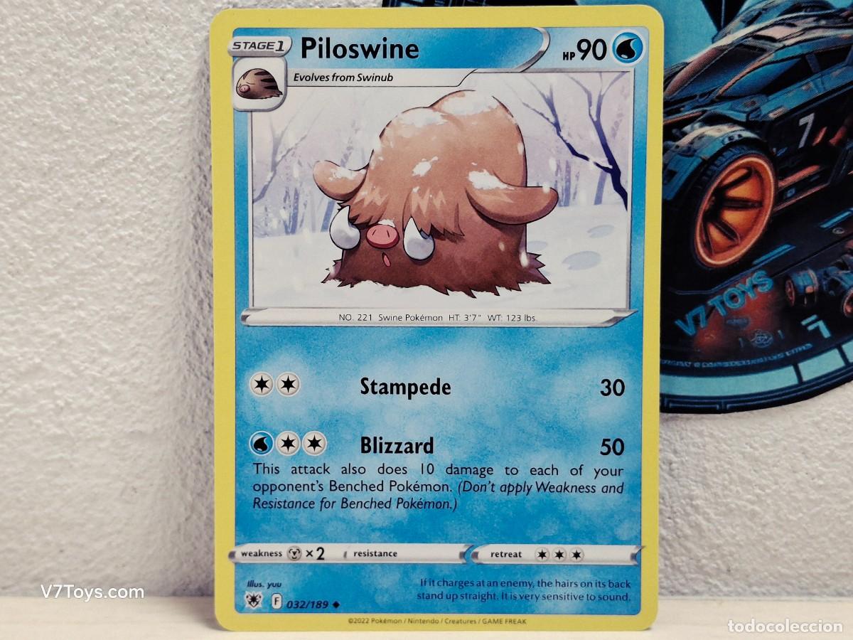 Trading Cards: Carta Piloswine 032 Pokemon Astral Radiance EN