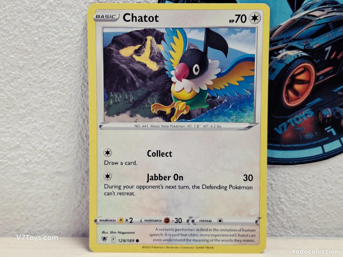 Trading Cards: Carta Chatot 129 Pokemon Astral Radiance EN