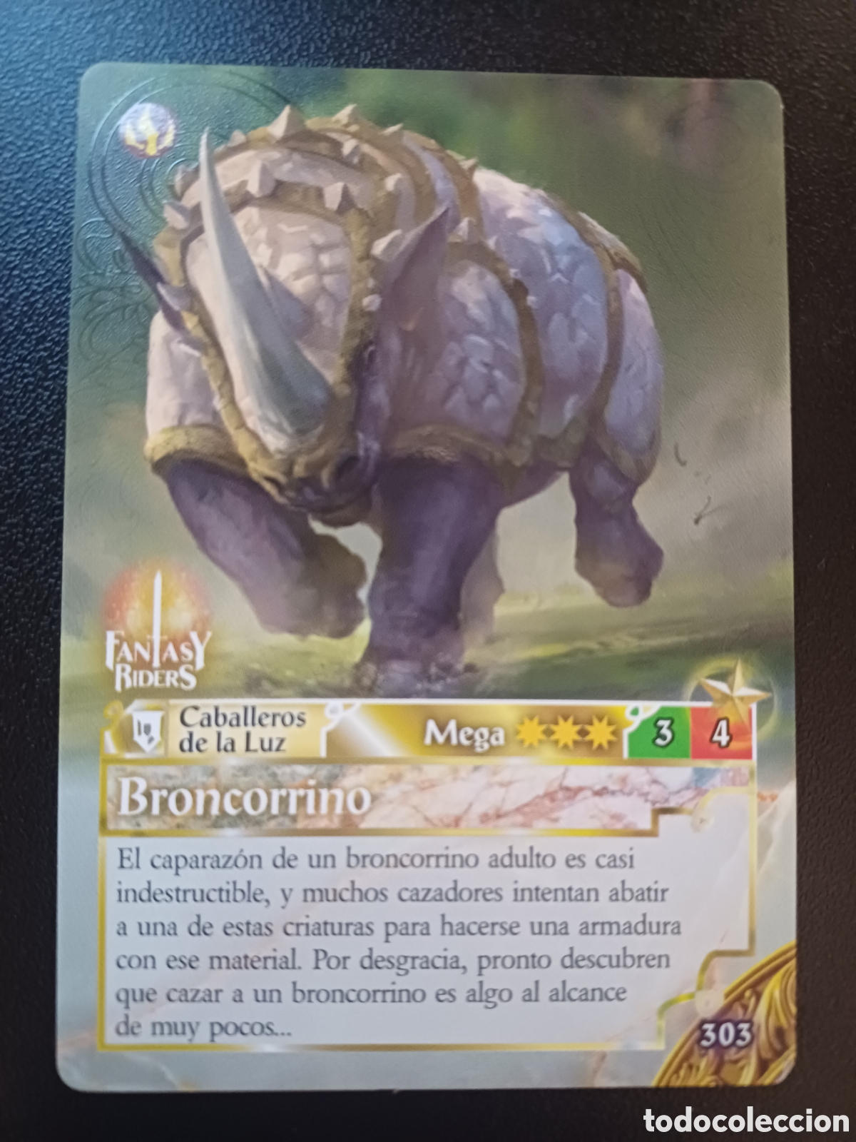 Cartas Colecion&aacute;veis: #303 BRONCORRINO MEGA PANINI FANTASY RIDERS LA INVASION DE LOS GIGANTES 2019