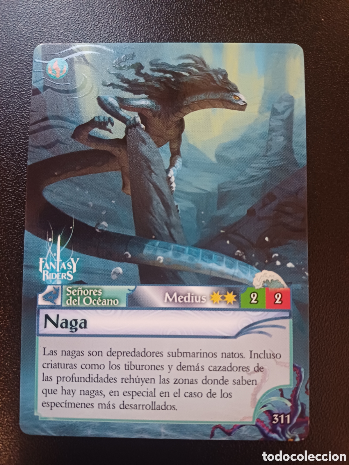 Cartas Colecion&aacute;veis: #311 NAGA MEDIUS PANINI FANTASY RIDERS LA INVASION DE LOS GIGANTES 2019