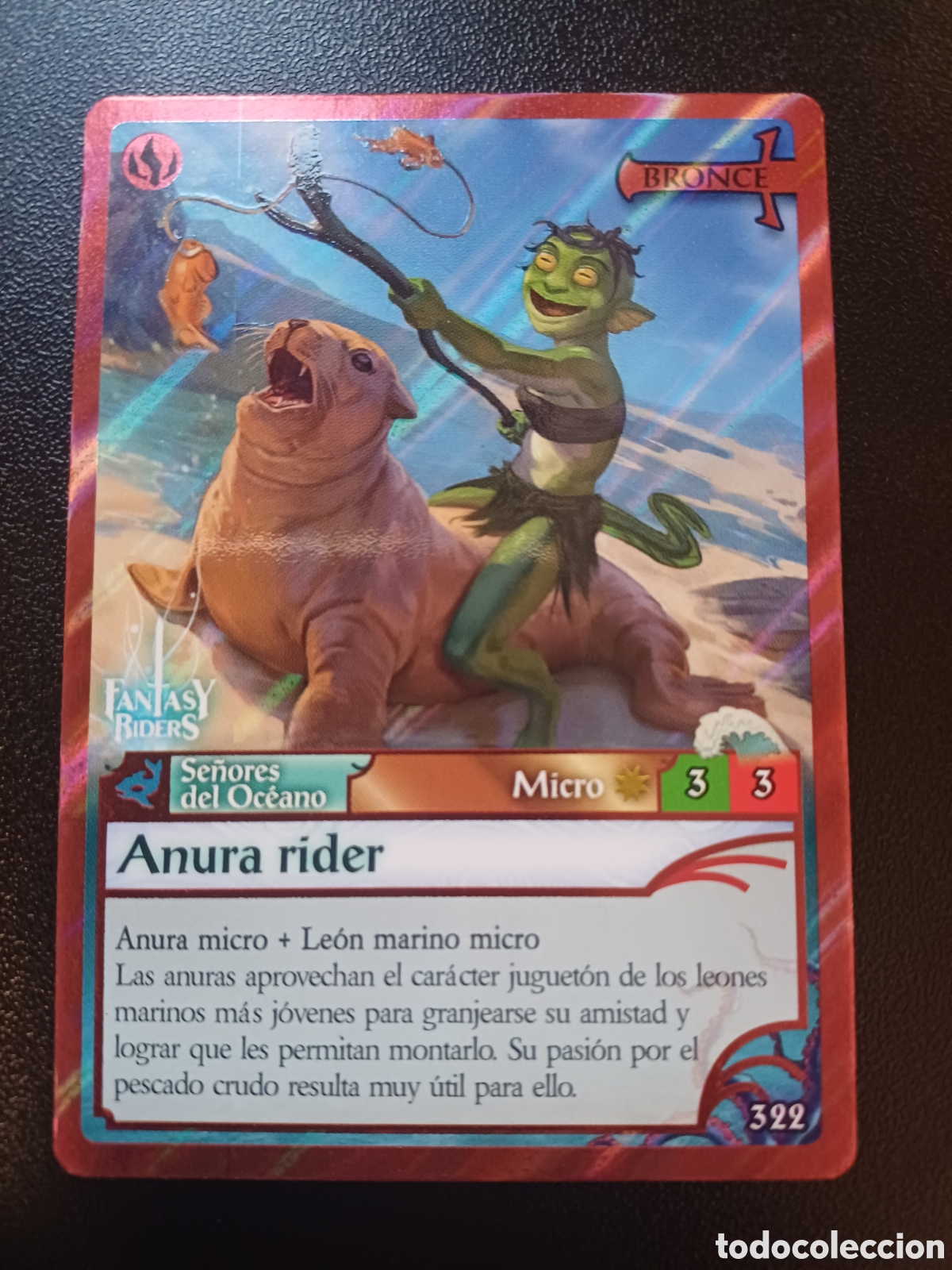 Trading cards: #322 ANURA RIDER MICRO BRONCE PANINI FANTASY RIDERS LA INVASION DE LOS GIGANTES 2019