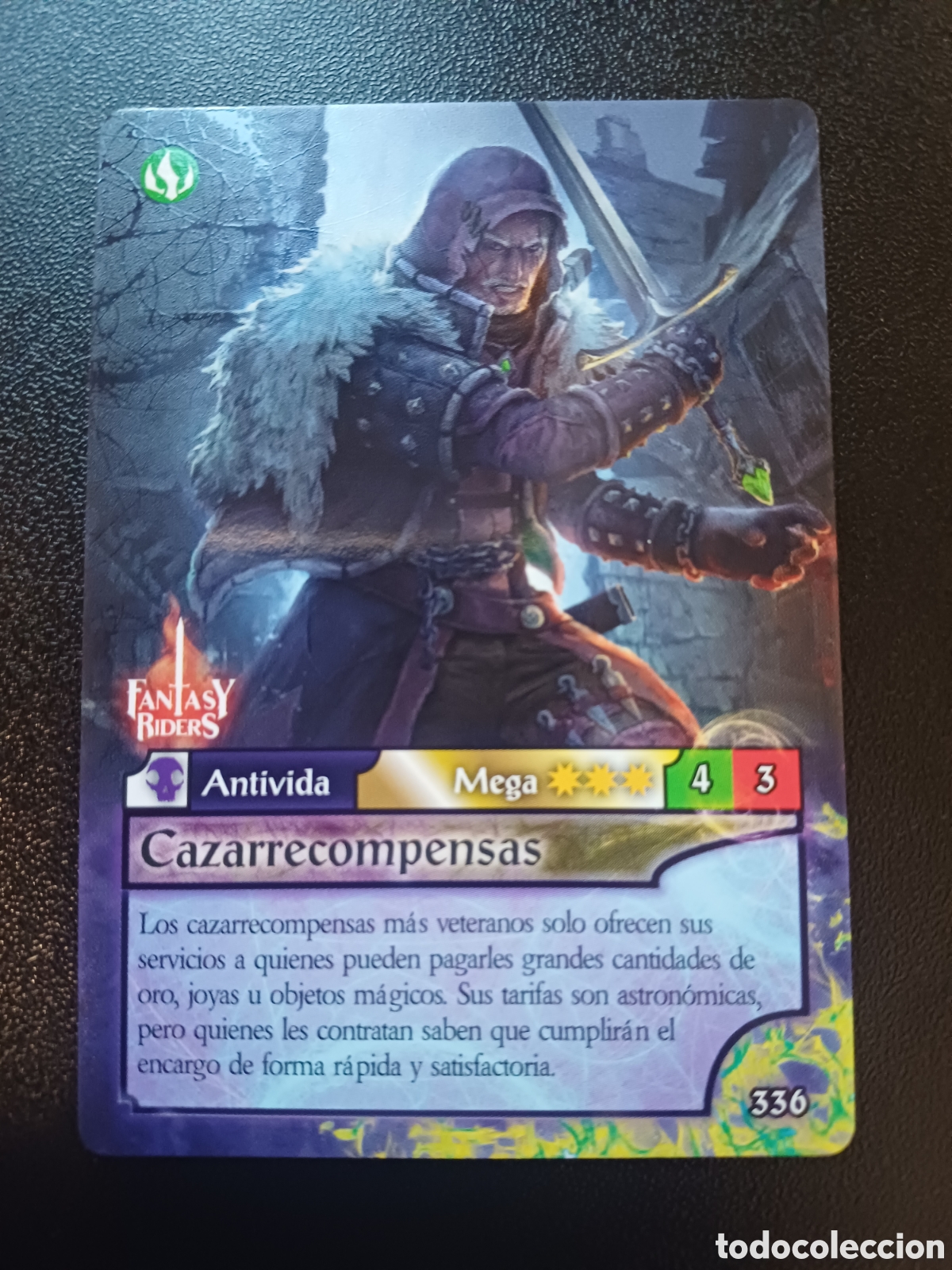 Trading Cards: #336 CAZARRECOMPENSAS MEGA PANINI FANTASY RIDERS LA INVASION DE LOS GIGANTES 2019
