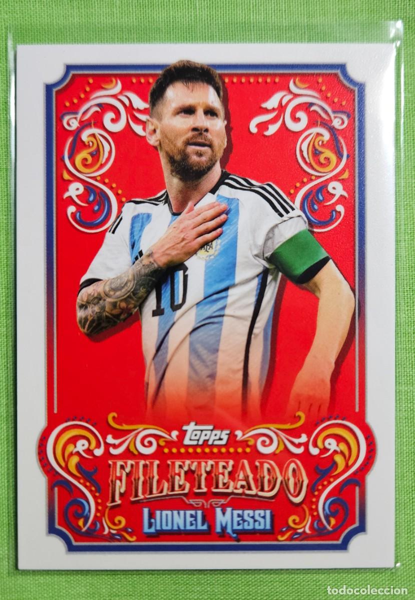 Trading Cards: Messi Fileteado Topps Argentina 2023 FT-4