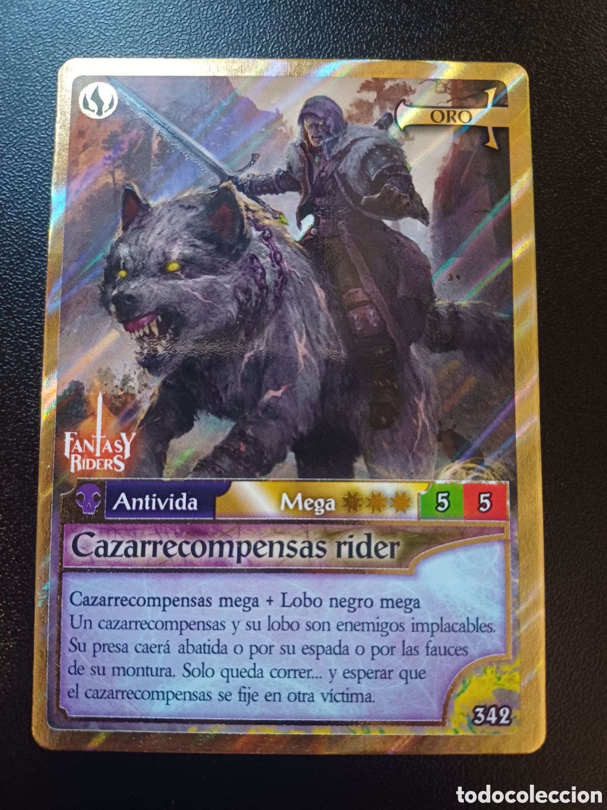 Trading Cards: #342 CAZARRECOMPENSAS RIDER MEGA ORO PANINI FANTASY RIDERS LA INVASION DE LOS GIGANTES 2019