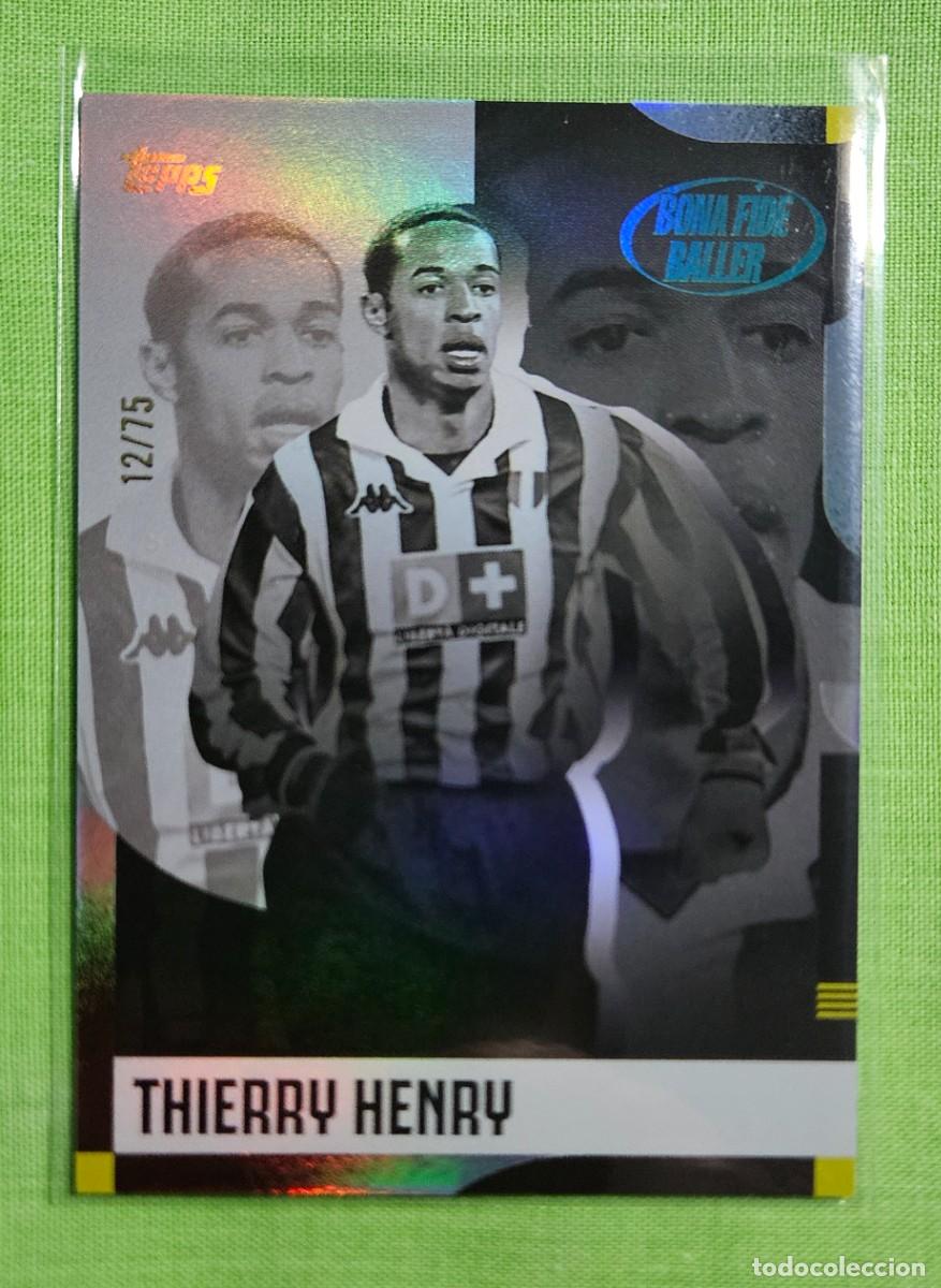 Trading Cards: Thierry Henry - Bonna Fide Topps Juventus Team Set 2025 # /75