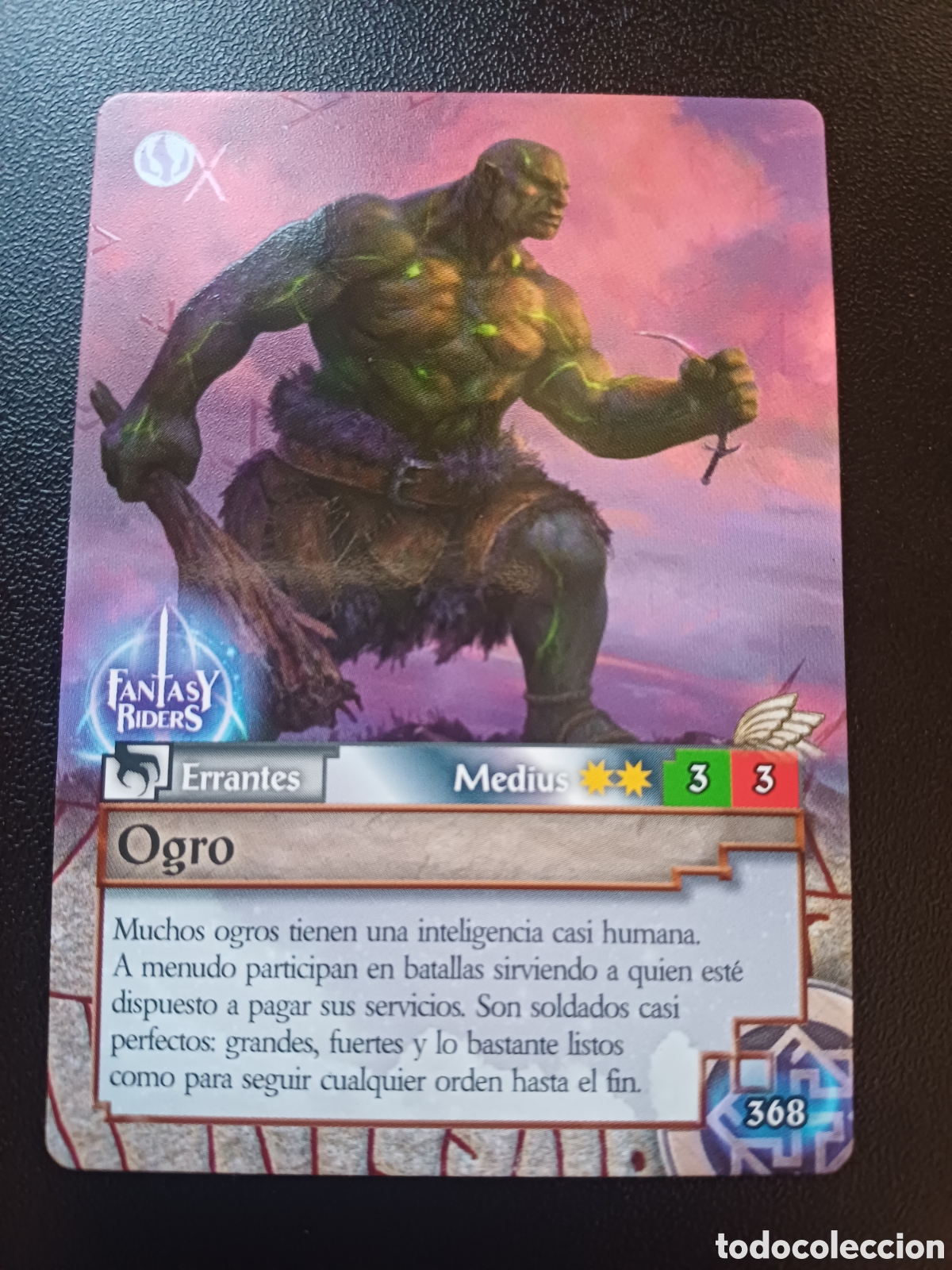 Trading Cards: #368 OGRO MEDIUS PANINI FANTASY RIDERS LA INVASION DE LOS GIGANTES 2019