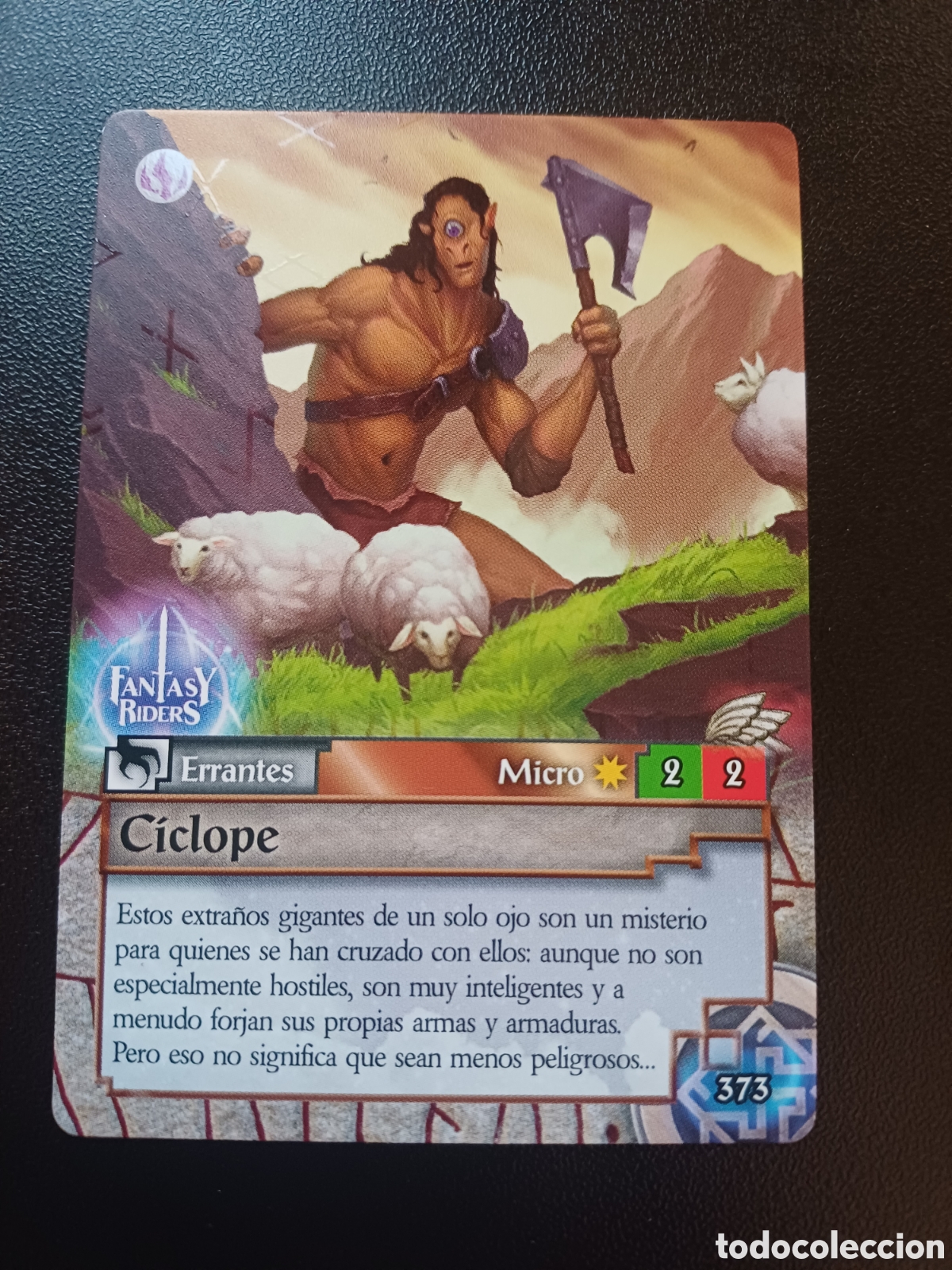 Trading Cards: #373 CICLOPE MICRO PANINI FANTASY RIDERS LA INVASION DE LOS GIGANTES 2019