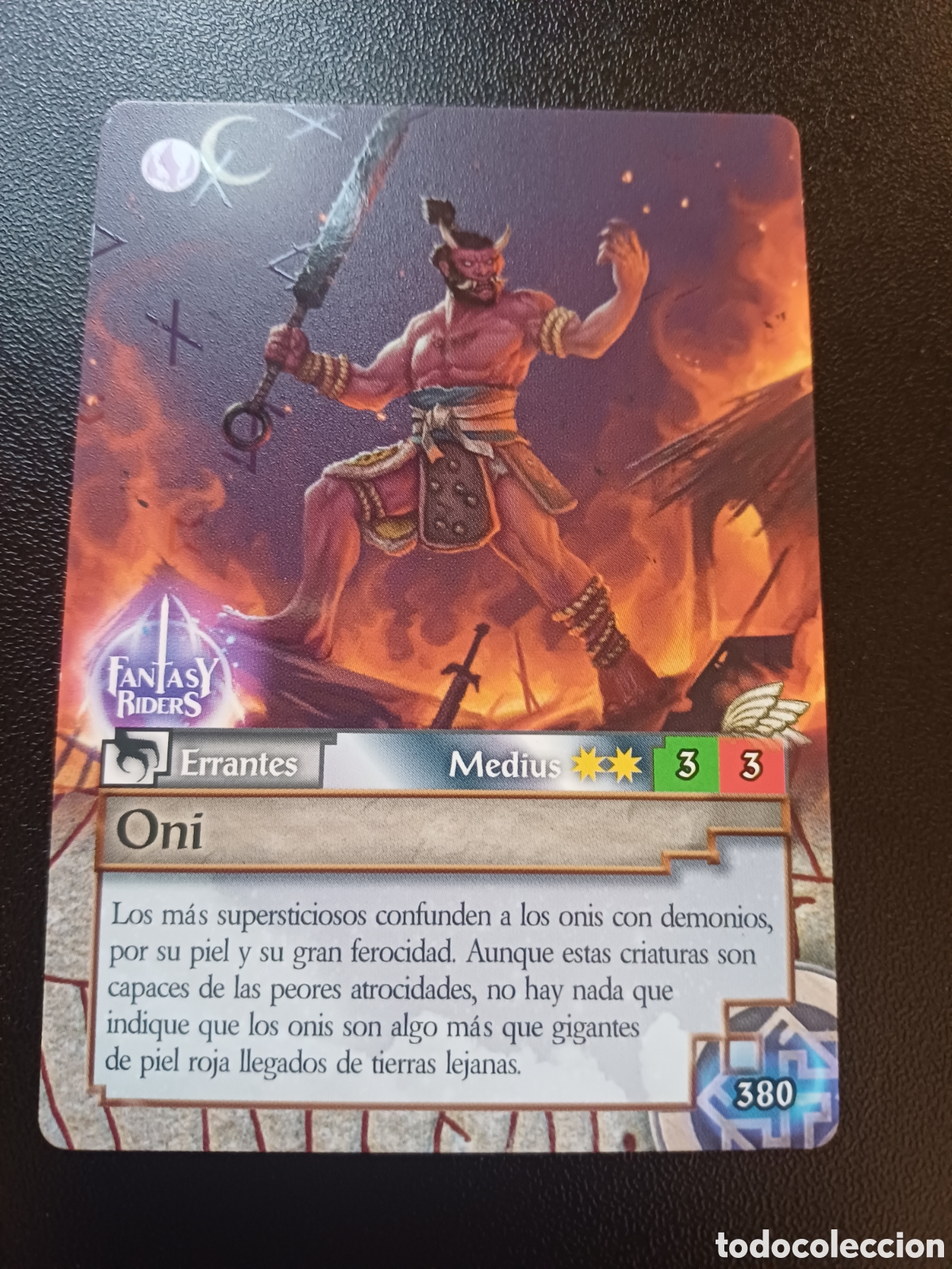 Trading Cards: #380 ONI MEDIUS PANINI FANTASY RIDERS LA INVASION DE LOS GIGANTES 2019