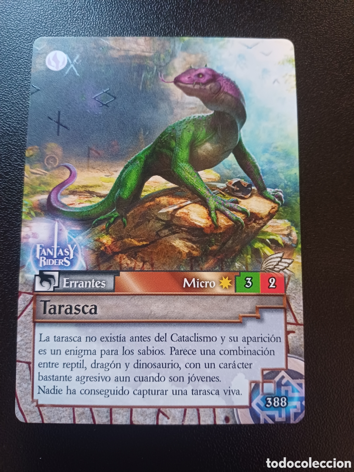 Trading Cards: #388 TARASCA MICRO PANINI FANTASY RIDERS LA INVASION DE LOS GIGANTES 2019